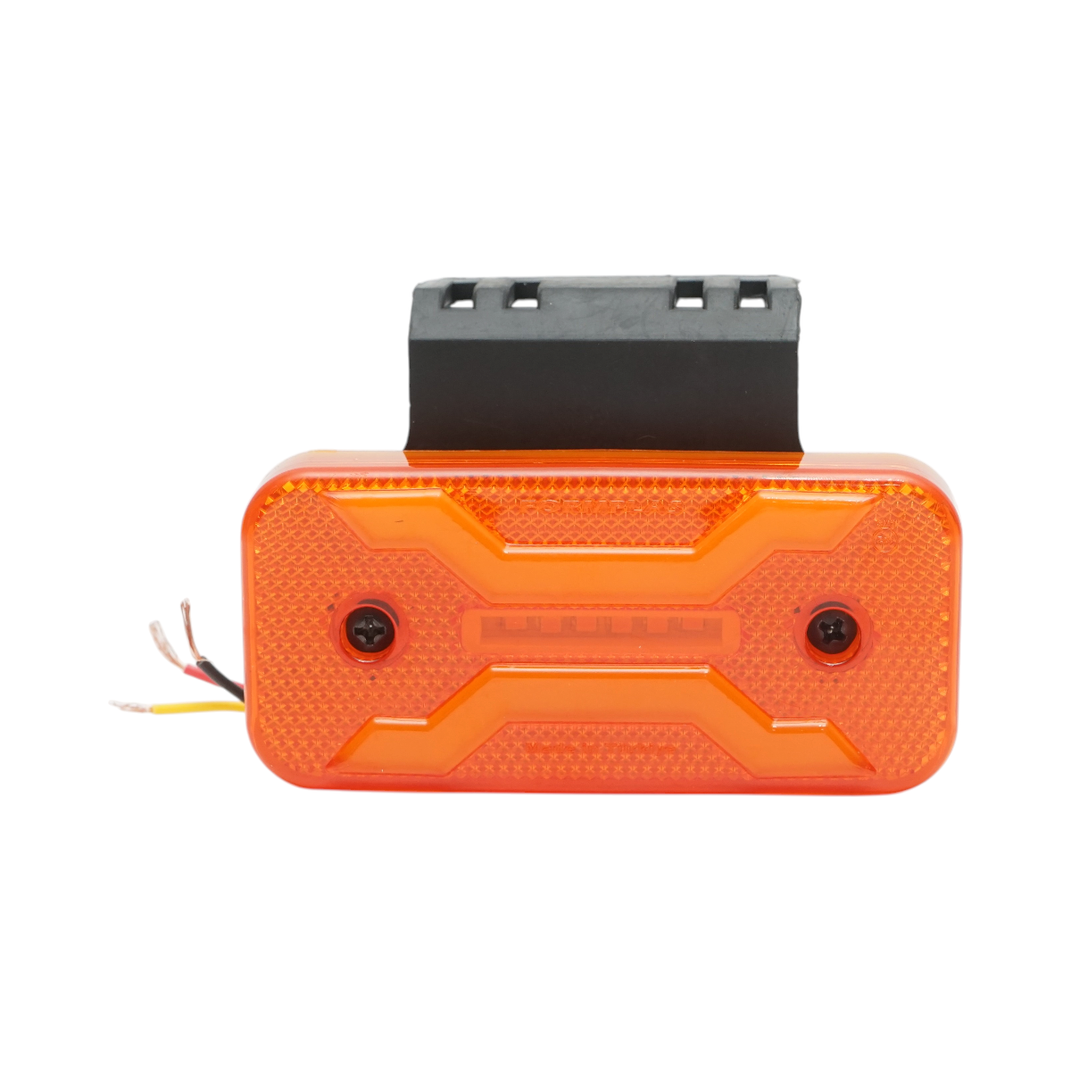 Lampa gabarit laterala LED cu suport 12V-24V galbena 2 functii, model X NEON, 30 LED-uri 110x52x16mm Breckner Germany