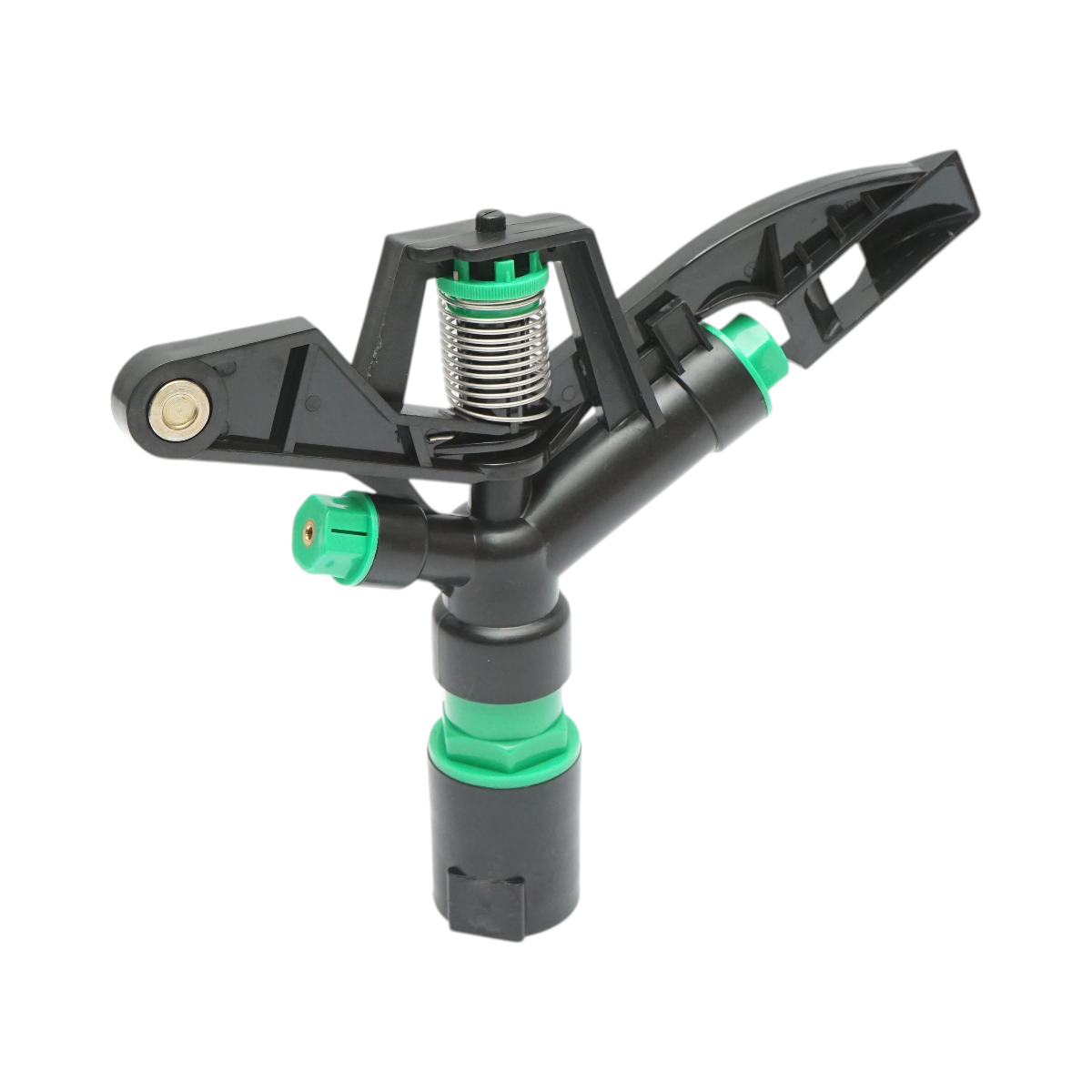 Aspersor de impact reglabil cu brat oscilant, 2 duze, raza 8-11m, debit 18-25 L/min, filet interior 1 inch Breckner Germany