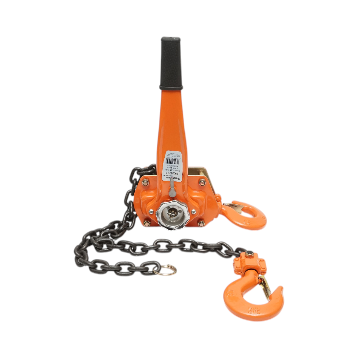 Palan manual cu levier 3000kg, lant 1.5m, carlig cu siguranta 3T Breckner Germany – imagine 2