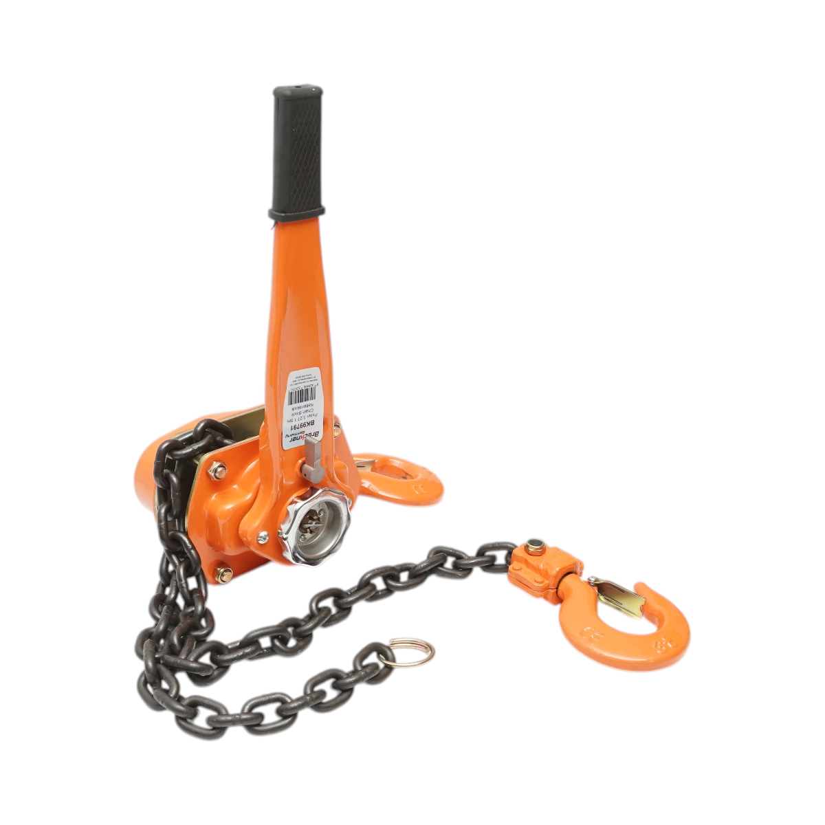 Palan manual cu levier 3000kg, lant 1.5m, carlig cu siguranta 3T Breckner Germany – imagine 4