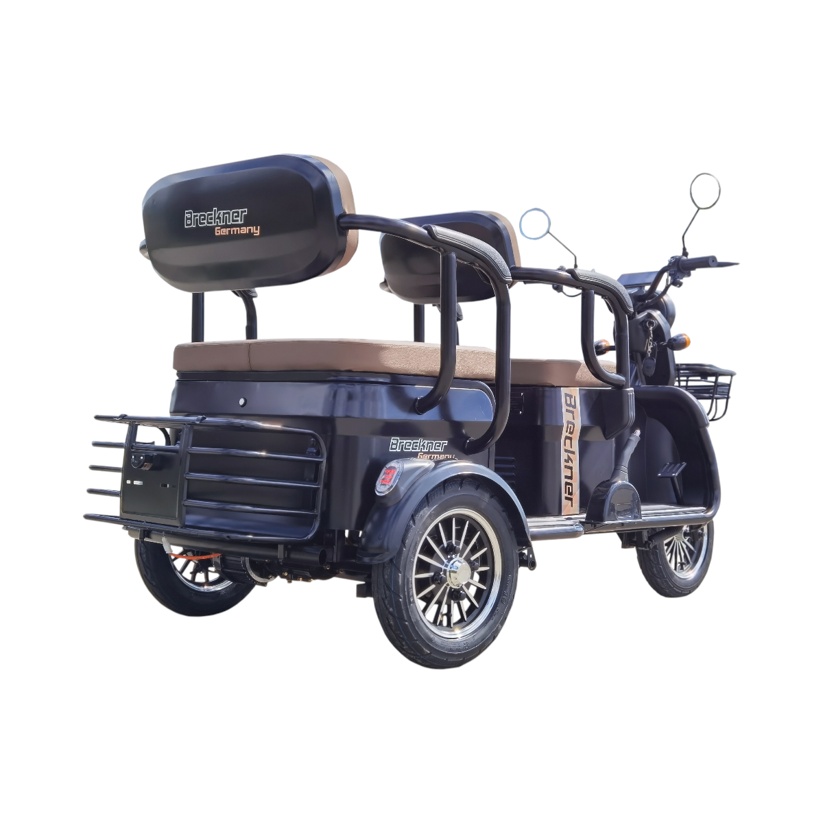Triciclu electric BRECKNER TRAVEL negru 1000W 60V 20AH – imagine 6