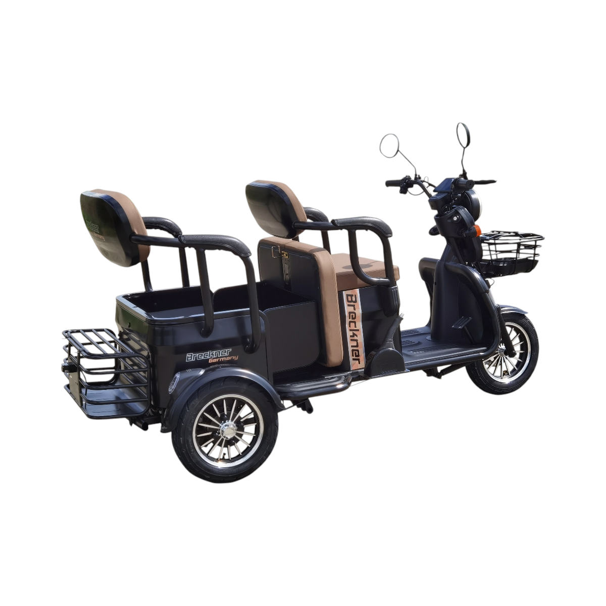 Triciclu electric BRECKNER TRAVEL negru 1000W 60V 20AH – imagine 7