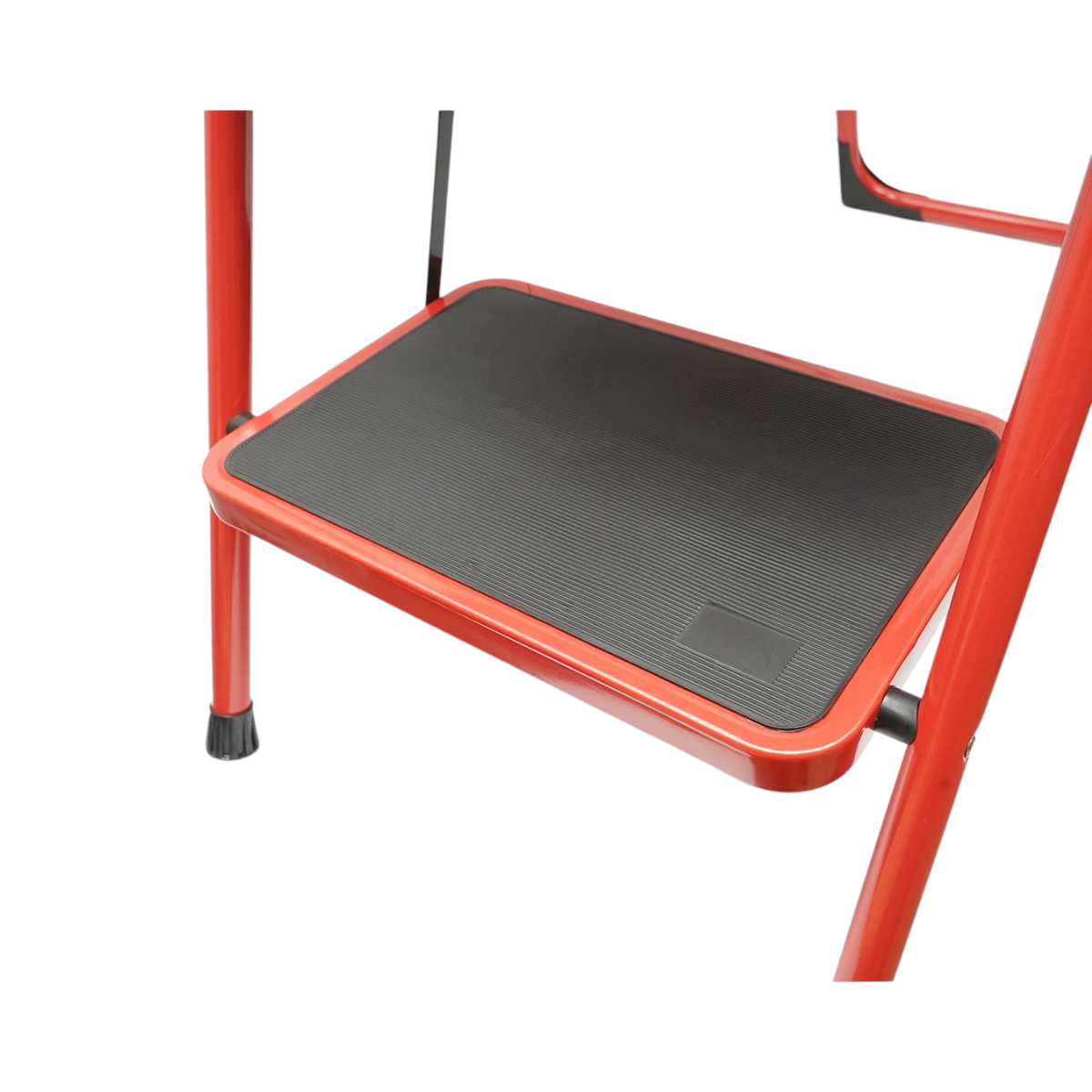 Scara pliabila otel 5 trepte antiderapante, inaltime 165cm, sarcina maxima 150kg rosie Breckner Germany – imagine 9