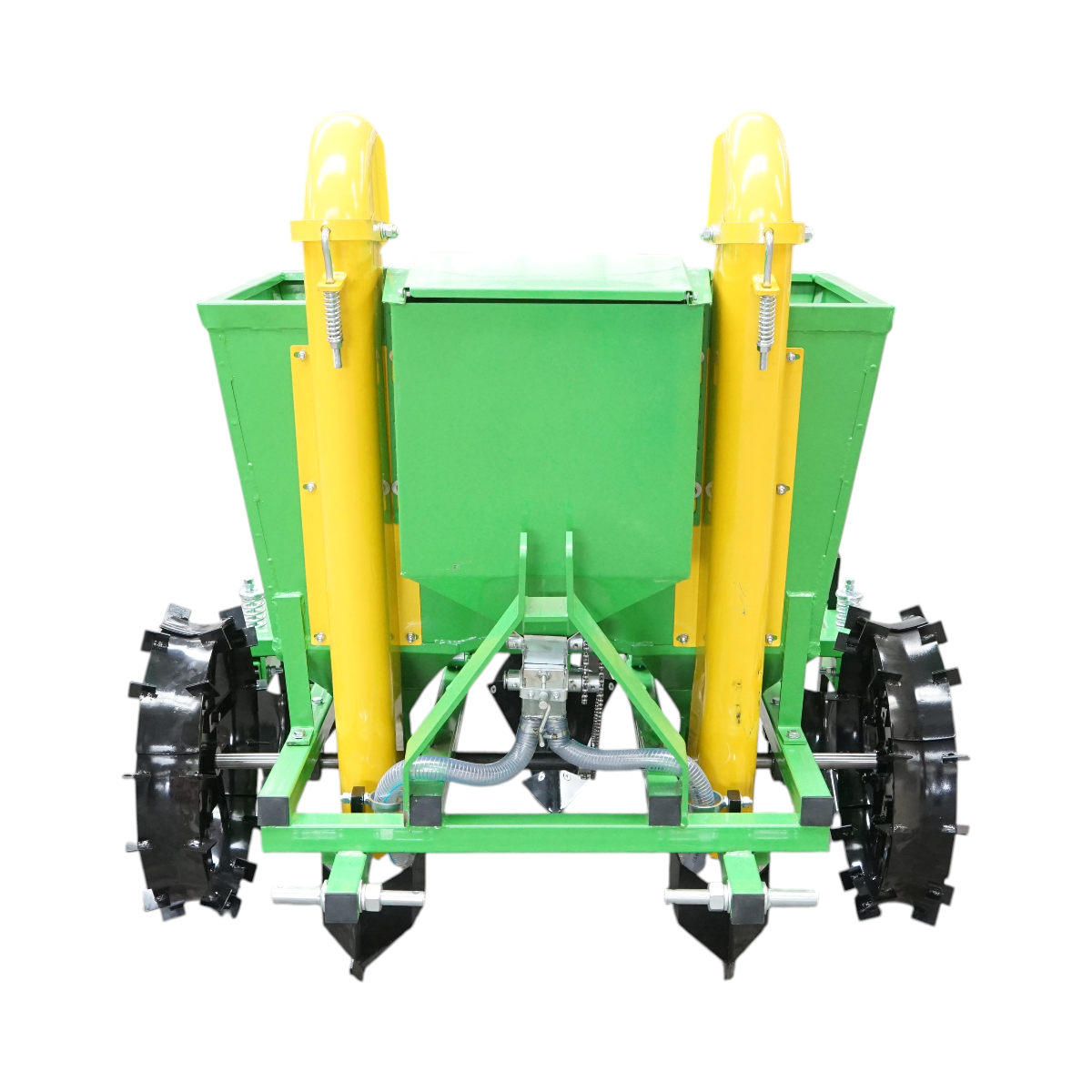 Masina de plantat cartofi pe 2 randuri cu fertilizare, buncar 180kg model Polonia – imagine 2
