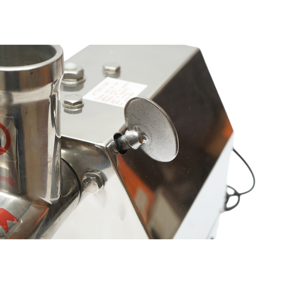 Masina de tocat carne electrica inox + otel 1200W, 220V, capacitate 100 kg/h, adaptor carnati, 1 sita si 1 cutit incluse 340x185x365mm – imagine 11