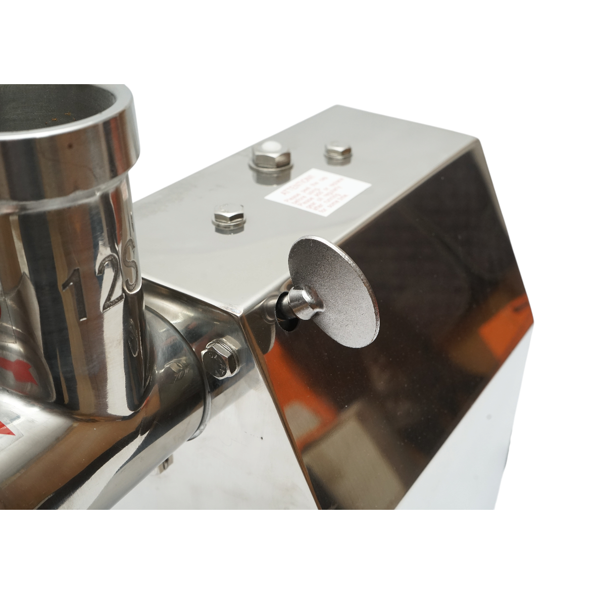 Masina de tocat carne electrica inox 1600W, 220V, capacitate 150 kg/h, adaptor carnati, 1 sita si 1 cutit incluse 380x210x415mm – imagine 12