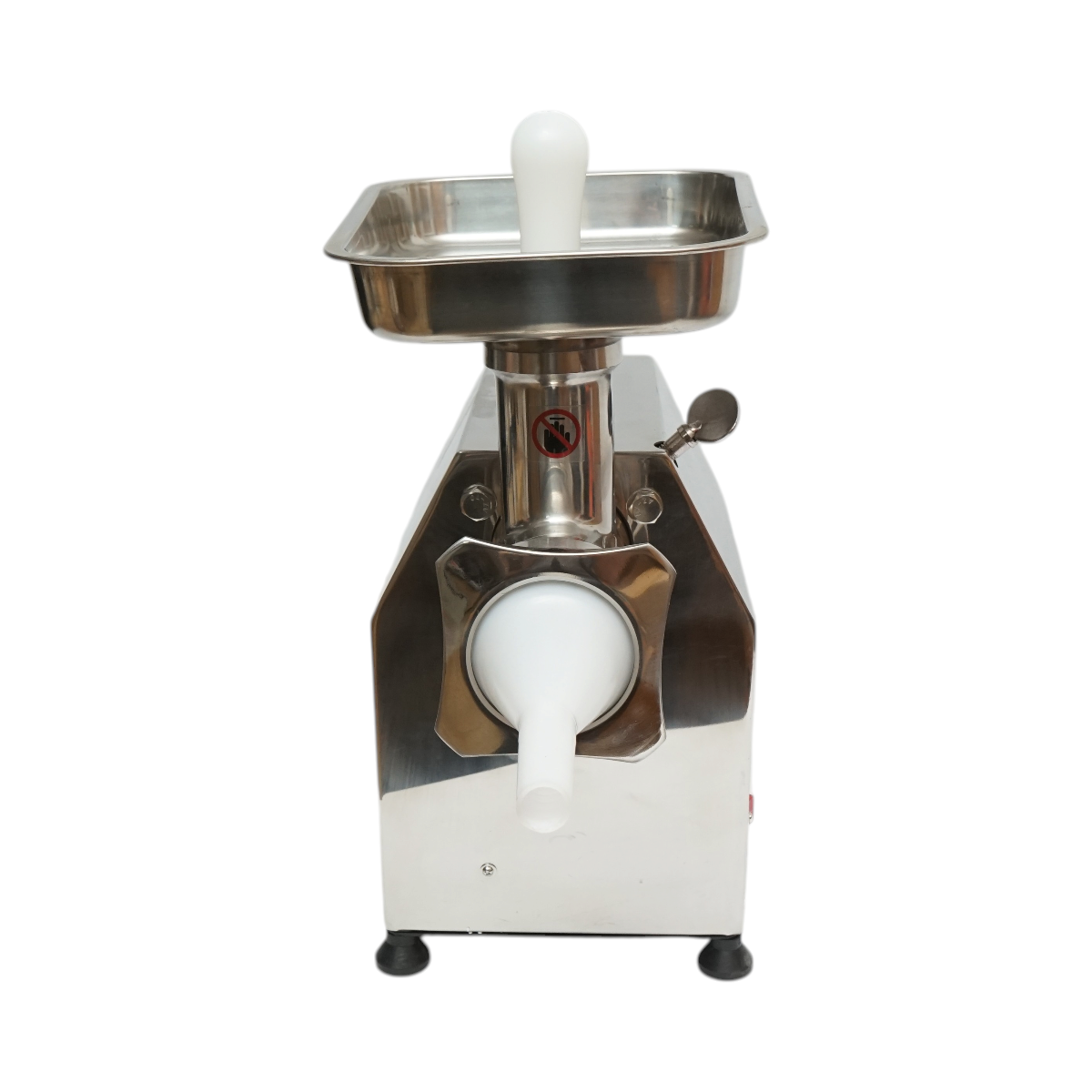 Masina de tocat carne electrica inox 2000W, 220V, capacitate 250 kg/h, adaptor carnati, 1 sita si 1 cutit incluse 410x240x450mm – imagine 6