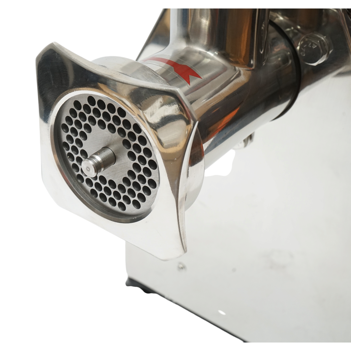 Masina de tocat carne electrica inox 2000W, 220V, capacitate 250 kg/h, adaptor carnati, 1 sita si 1 cutit incluse 410x240x450mm – imagine 8
