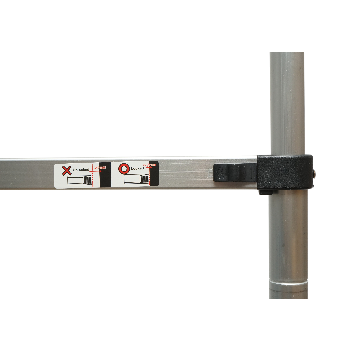 Scara telescopica aluminiu 6.2m, 16 trepte antiderapante, sarcina maxima 150kg Breckner Germany – imagine 10
