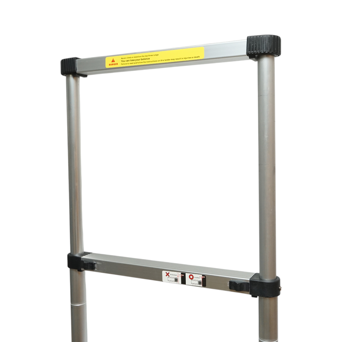 Scara telescopica aluminiu 6.2m, 16 trepte antiderapante, sarcina maxima 150kg Breckner Germany – imagine 8