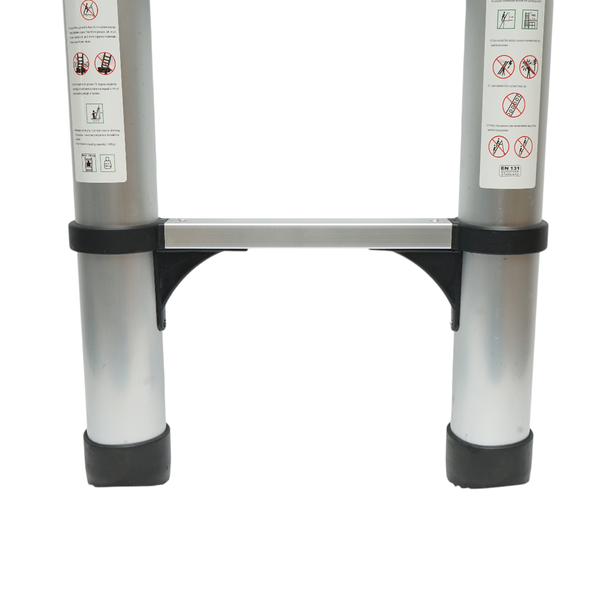 Scara telescopica aluminiu 6.2m, 16 trepte antiderapante, sarcina maxima 150kg Breckner Germany – imagine 9