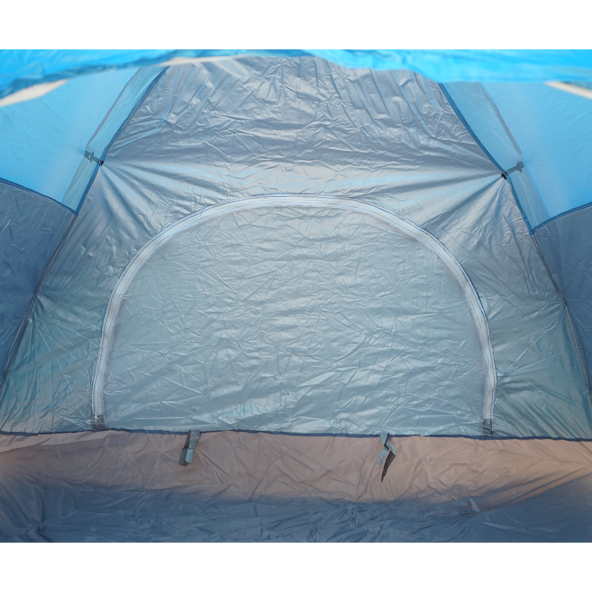 Cort camping 2 persoane albastru pliabil automat pop-up 2 intrari, impermeabil cu protectie UV si plasa anti-insecte 200x200x145cm – imagine 10