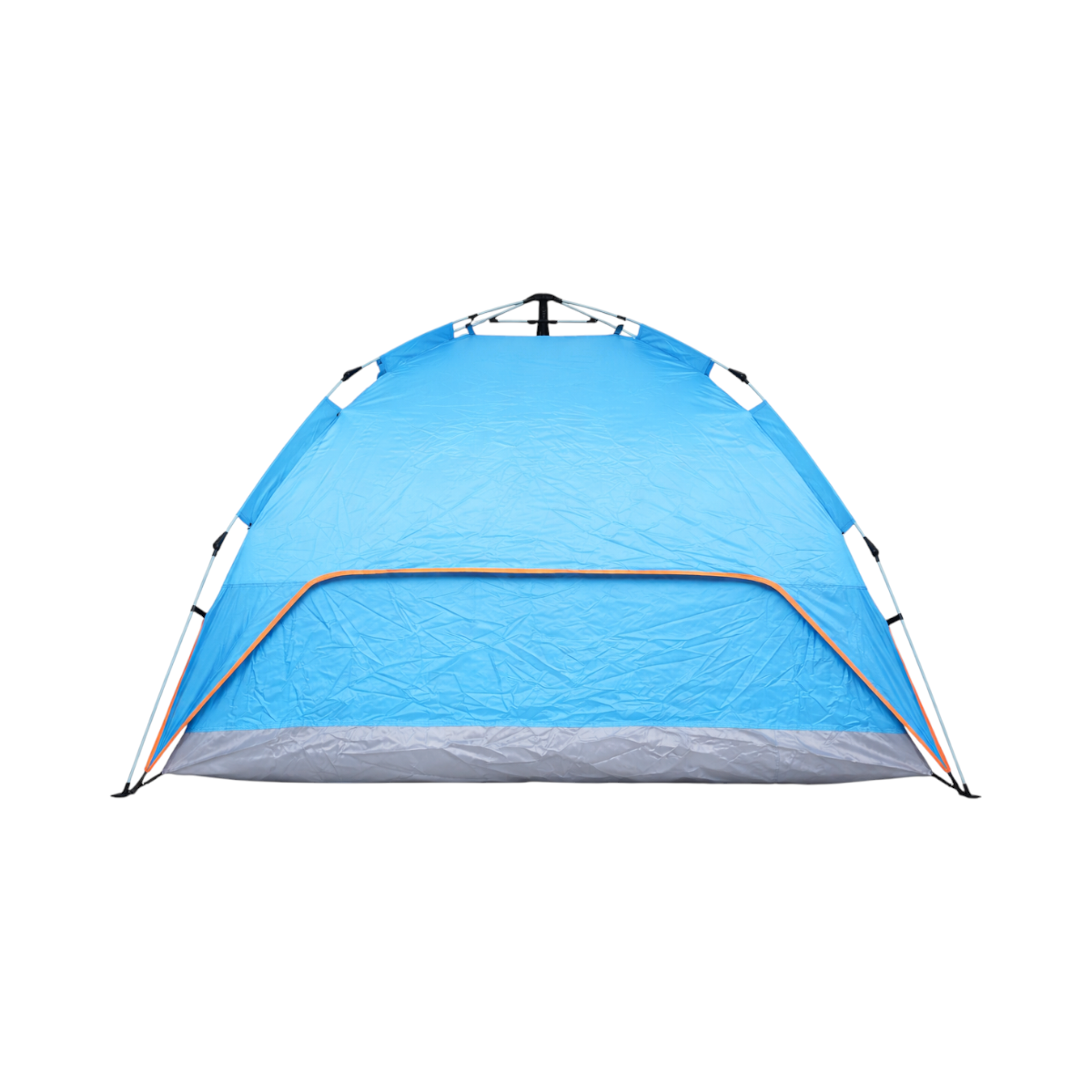 Cort camping 2 persoane albastru pliabil automat pop-up 2 intrari, impermeabil cu protectie UV si plasa anti-insecte 200x200x145cm – imagine 4