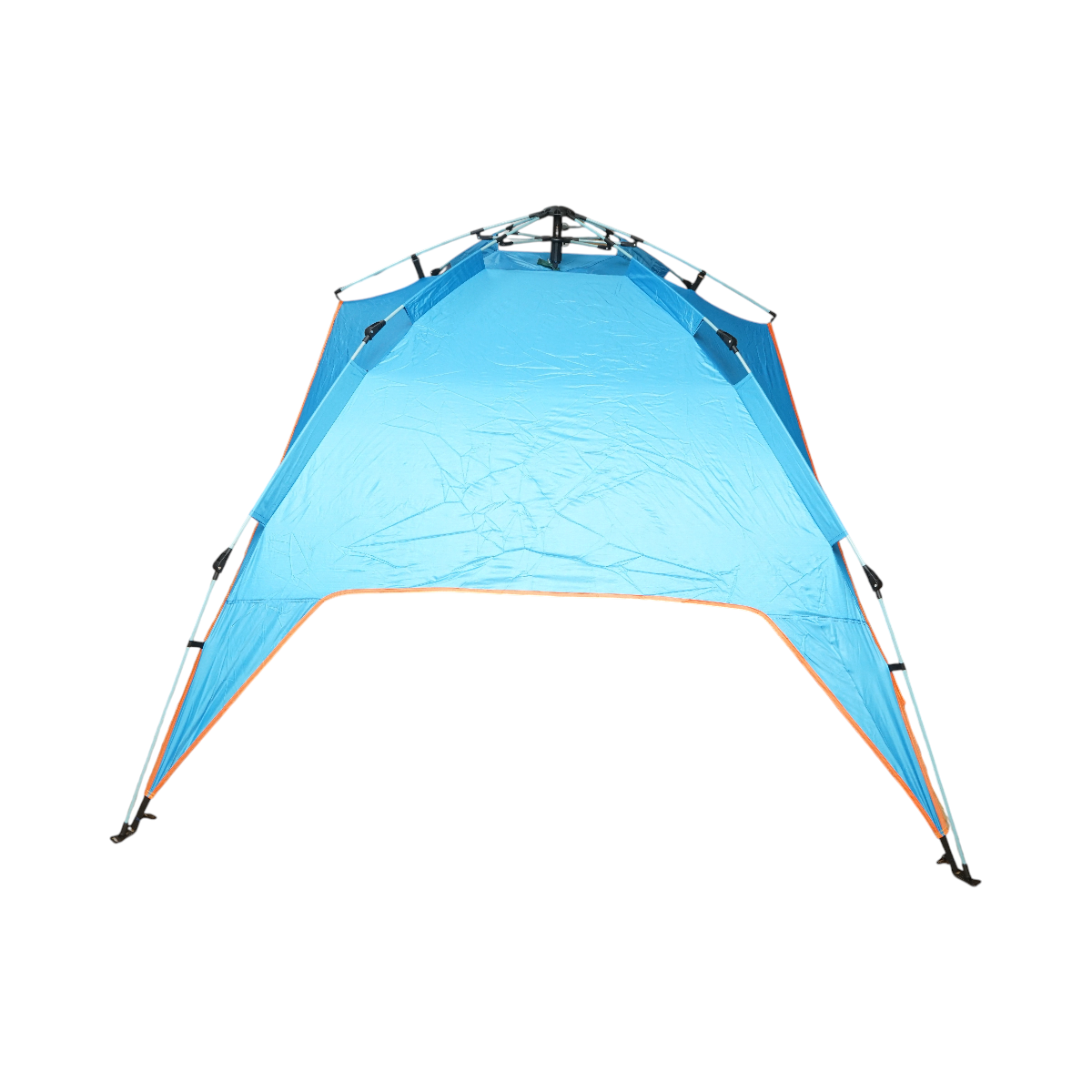 Cort camping 2 persoane albastru pliabil automat pop-up 2 intrari, impermeabil cu protectie UV si plasa anti-insecte 200x200x145cm – imagine 7