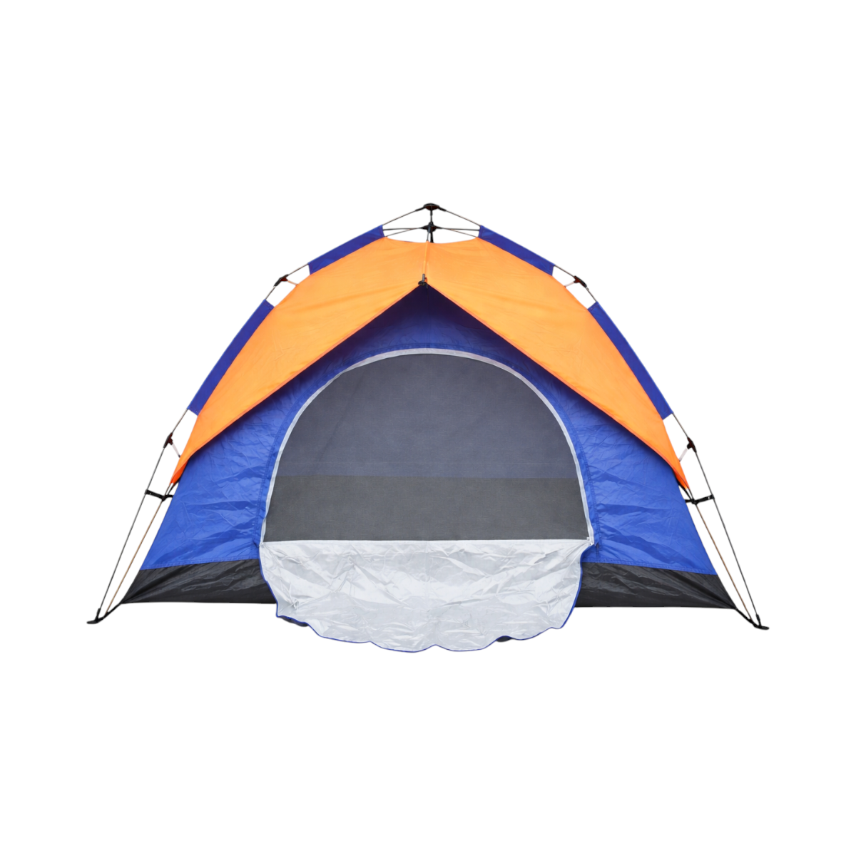 Cort camping 2 persoane pliabil automat pop-up impermeabil UV plasa anti-insecte 210x210x145cm