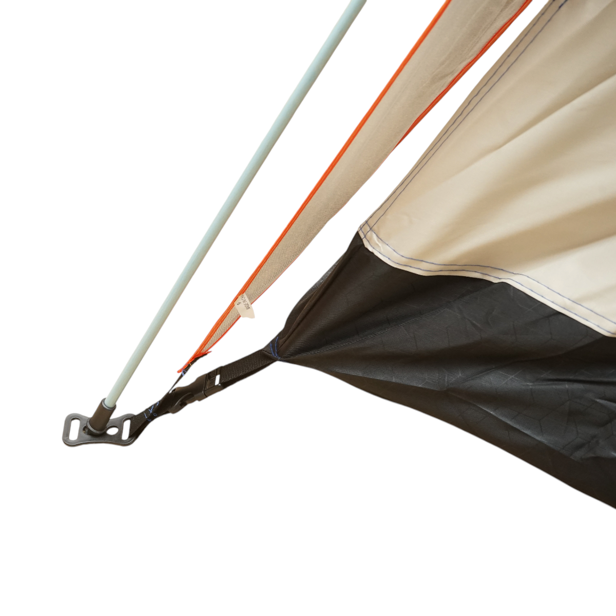 Cort camping 2 persoane crem pliabil automat pop-up 2 intrari, impermeabil cu protectie UV si plasa anti-insecte 200x200x145cm – imagine 12