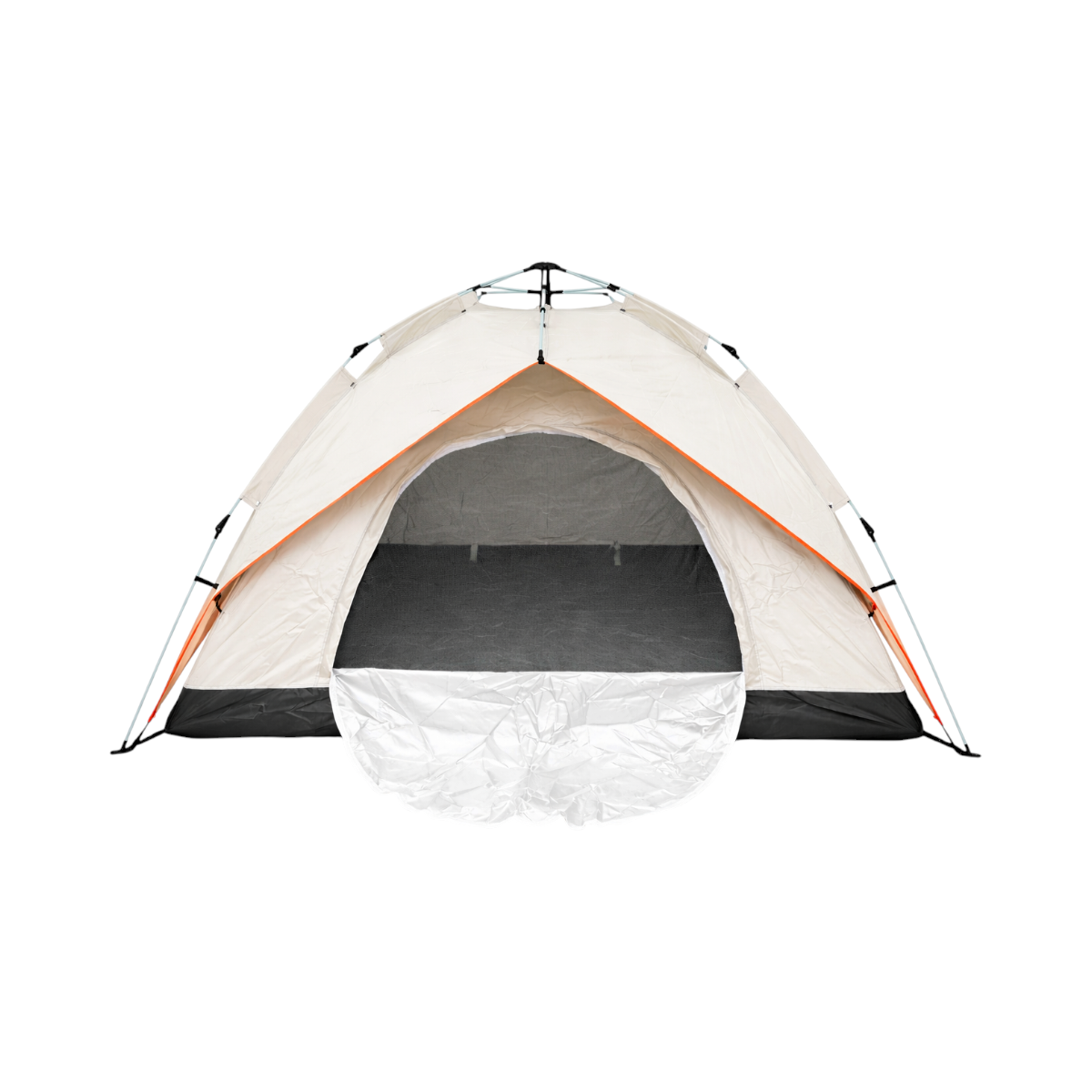 Cort camping 2 persoane pliabil automat pop-up impermeabil UV plasa anti-insecte 210x210x145cm