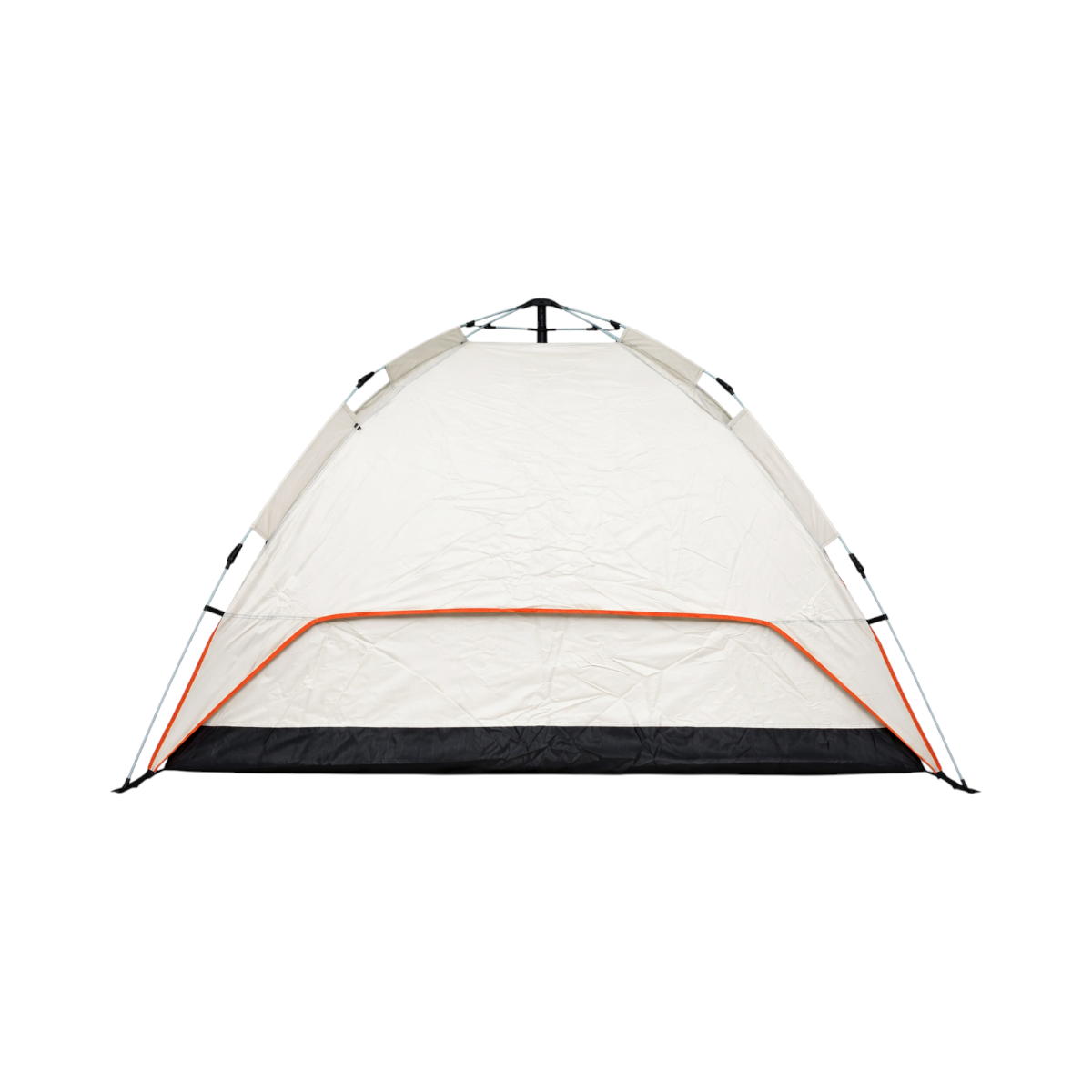 Cort camping 2 persoane crem pliabil automat pop-up 2 intrari, impermeabil cu protectie UV si plasa anti-insecte 200x200x145cm – imagine 4