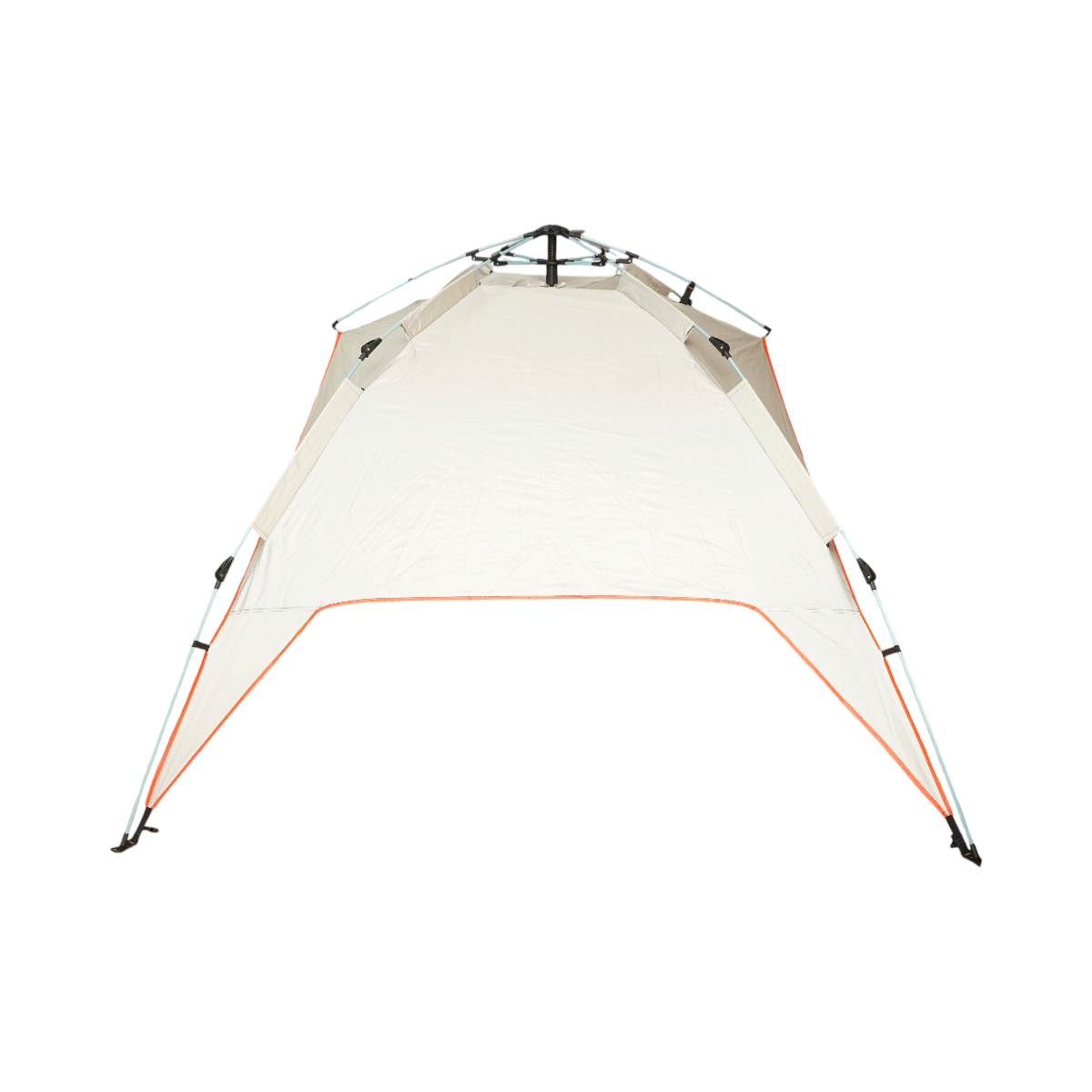 Cort camping 2 persoane crem pliabil automat pop-up 2 intrari, impermeabil cu protectie UV si plasa anti-insecte 200x200x145cm – imagine 7
