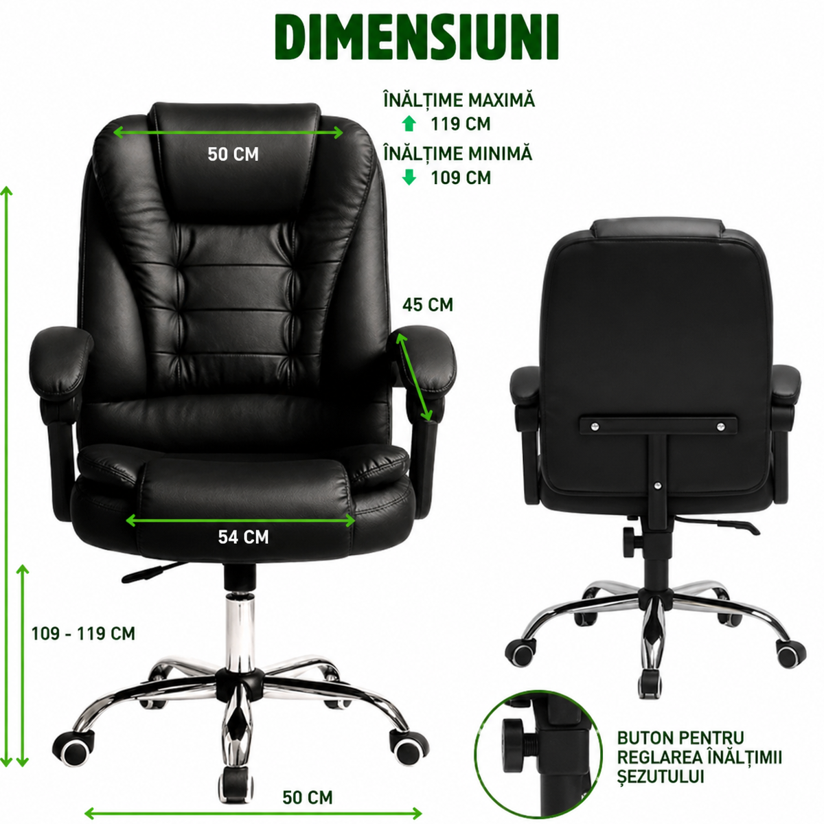 Scaun birou ergonomic