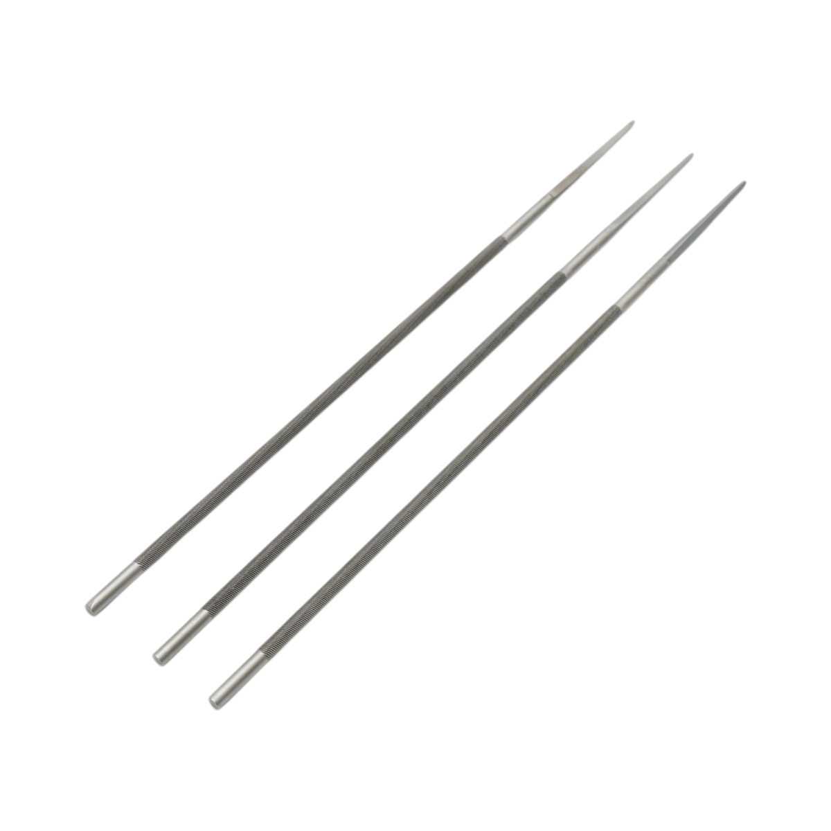 Set 3 pile rotunde ascutit lant drujba 4.5x200mm 11/64 inch – imagine 4