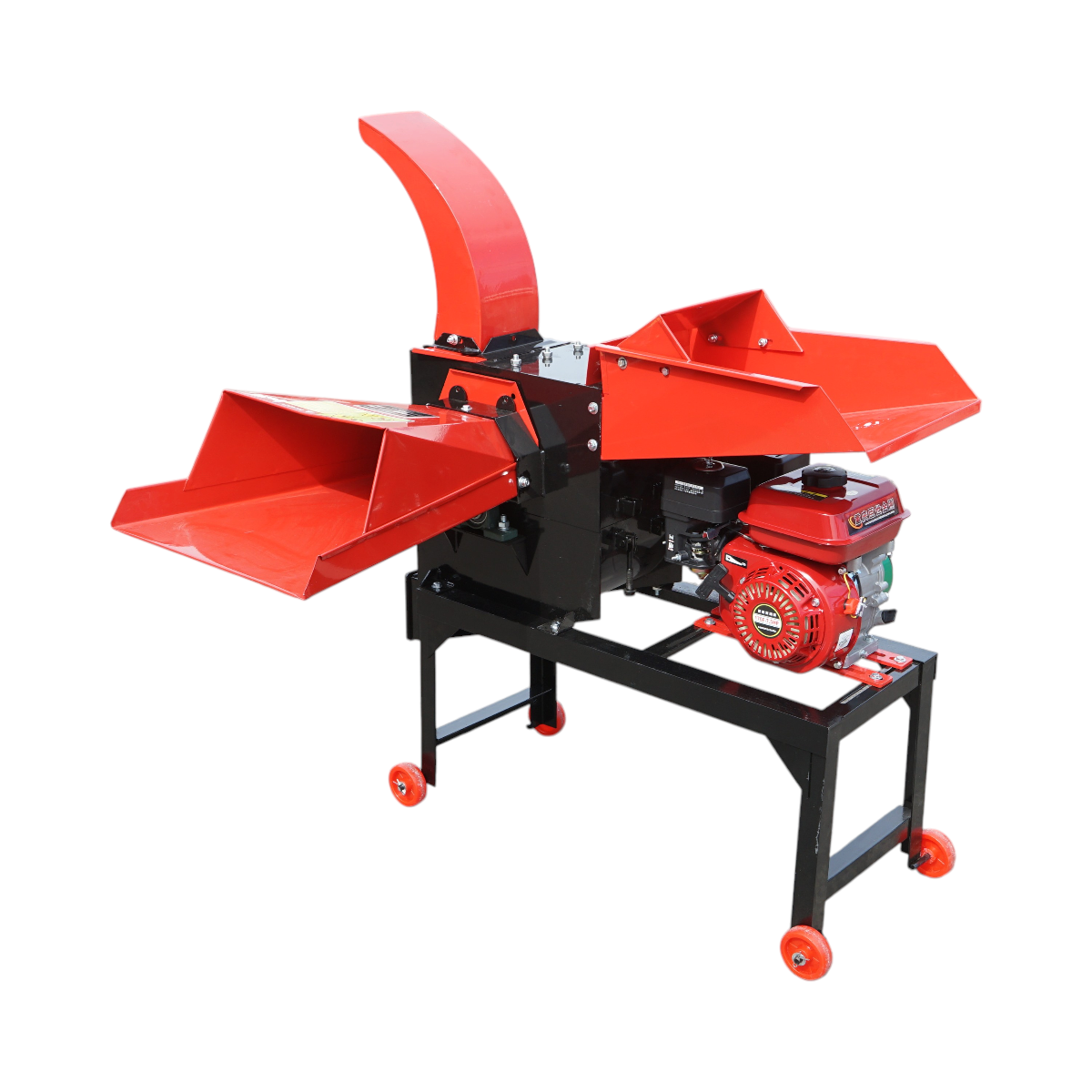 Tocator furaje pe benzina 7.5CP, 215cc, capacitate 1500 kg/h, pornire sfoara, 3 site incluse THOR