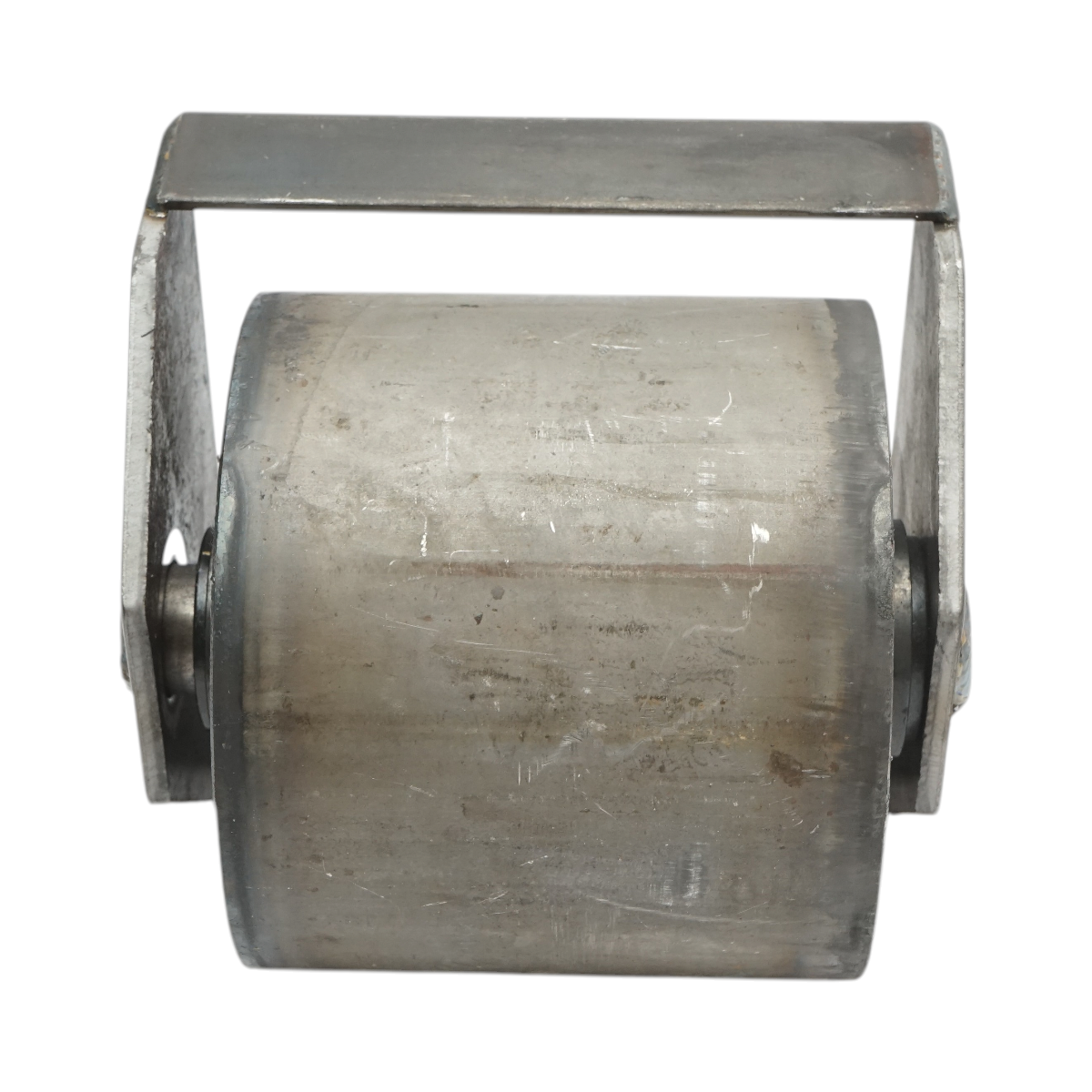 Rola rulare container basculabil 200x178mm, suport sudabil, otel brut – imagine 2