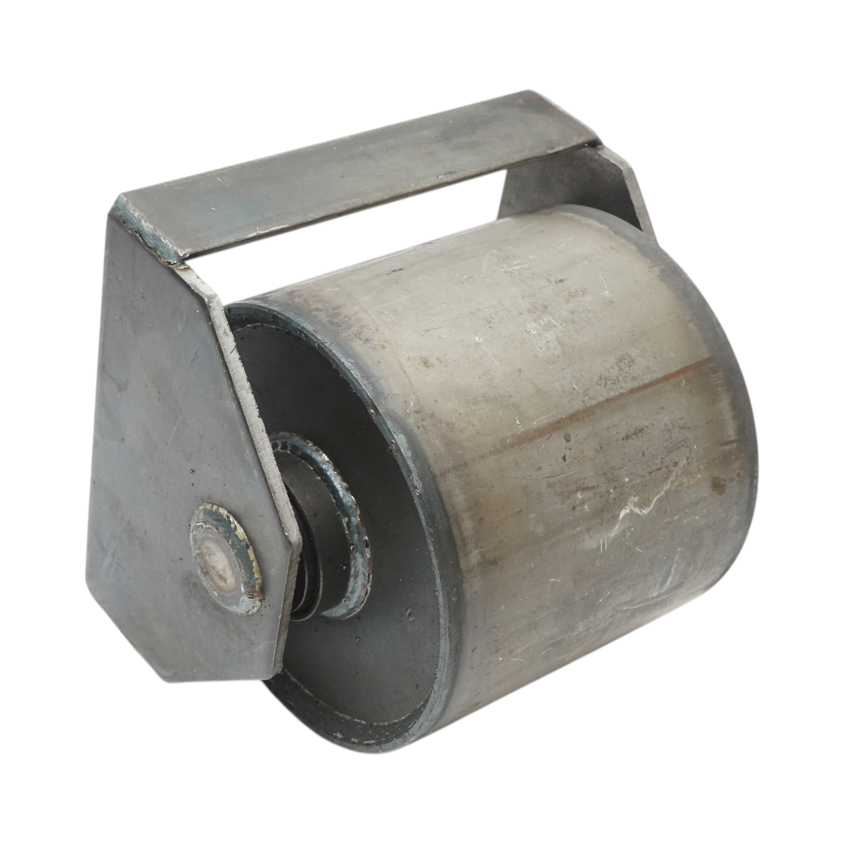Rola rulare container basculabil 200x178mm, suport sudabil, otel brut – imagine 3