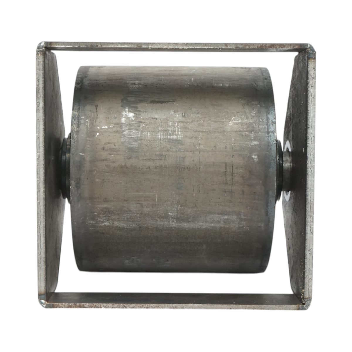 Rola rulare container basculabil 200x178mm, suport sudabil, otel brut – imagine 5