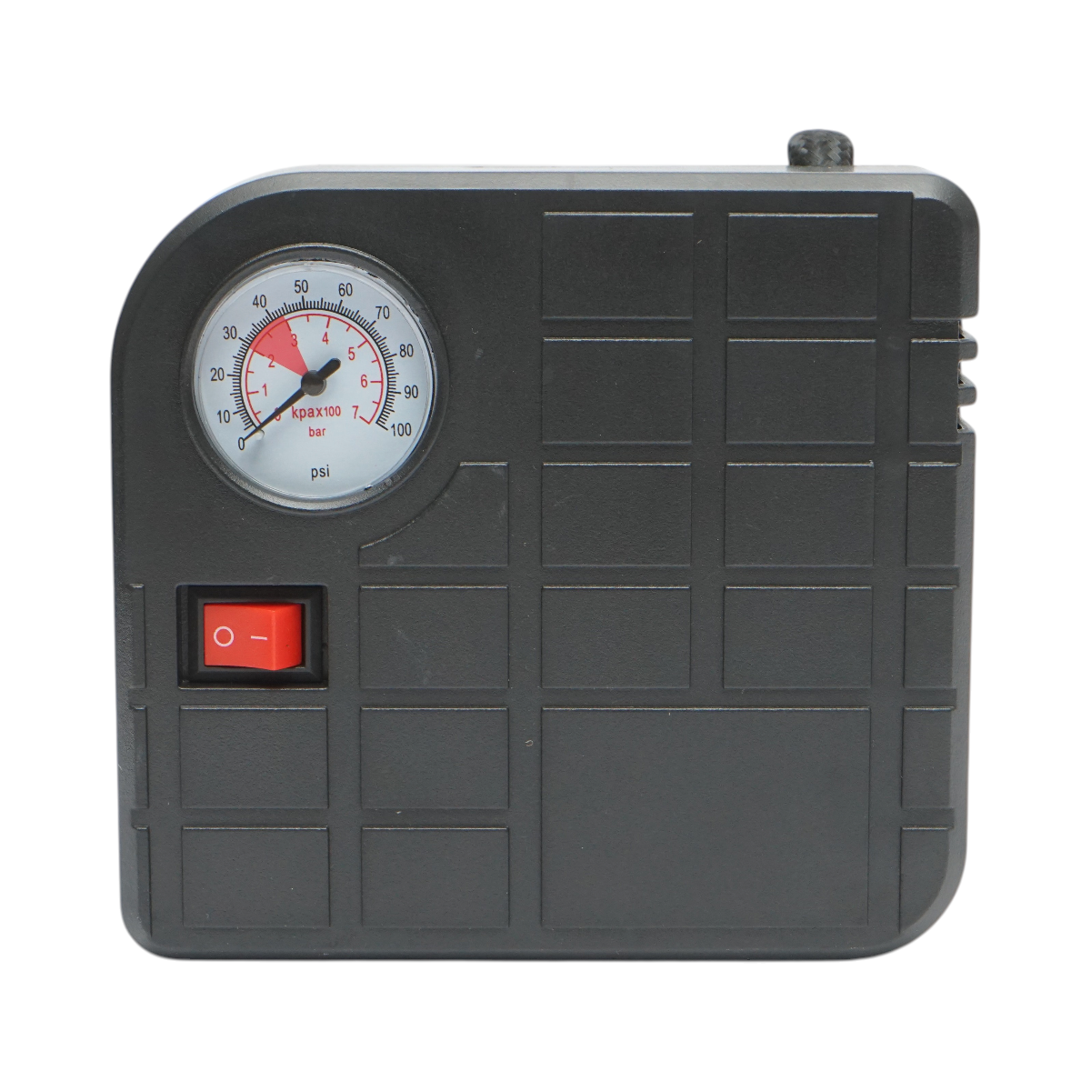 Compresor aer umflat roti 12V, 100PSI, cablu 2.8m, alimentare priza bricheta auto