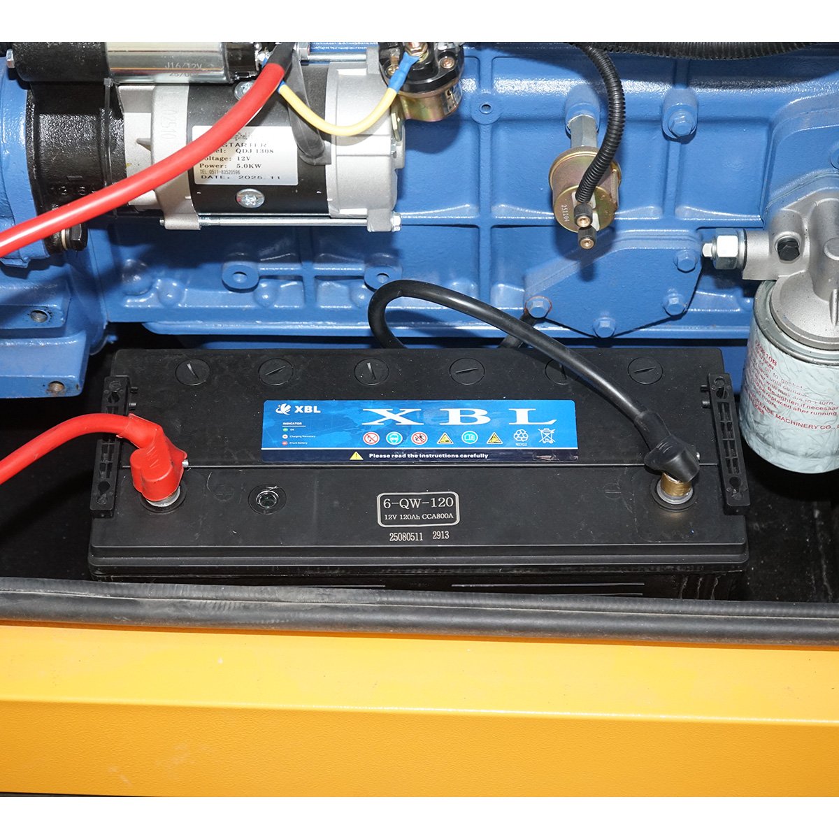 Generator electric trifazat insonorizat 27.5KVA, 230/400V, motor diesel Ricardo 30kW ZH4100D Breckner Germany – imagine 10