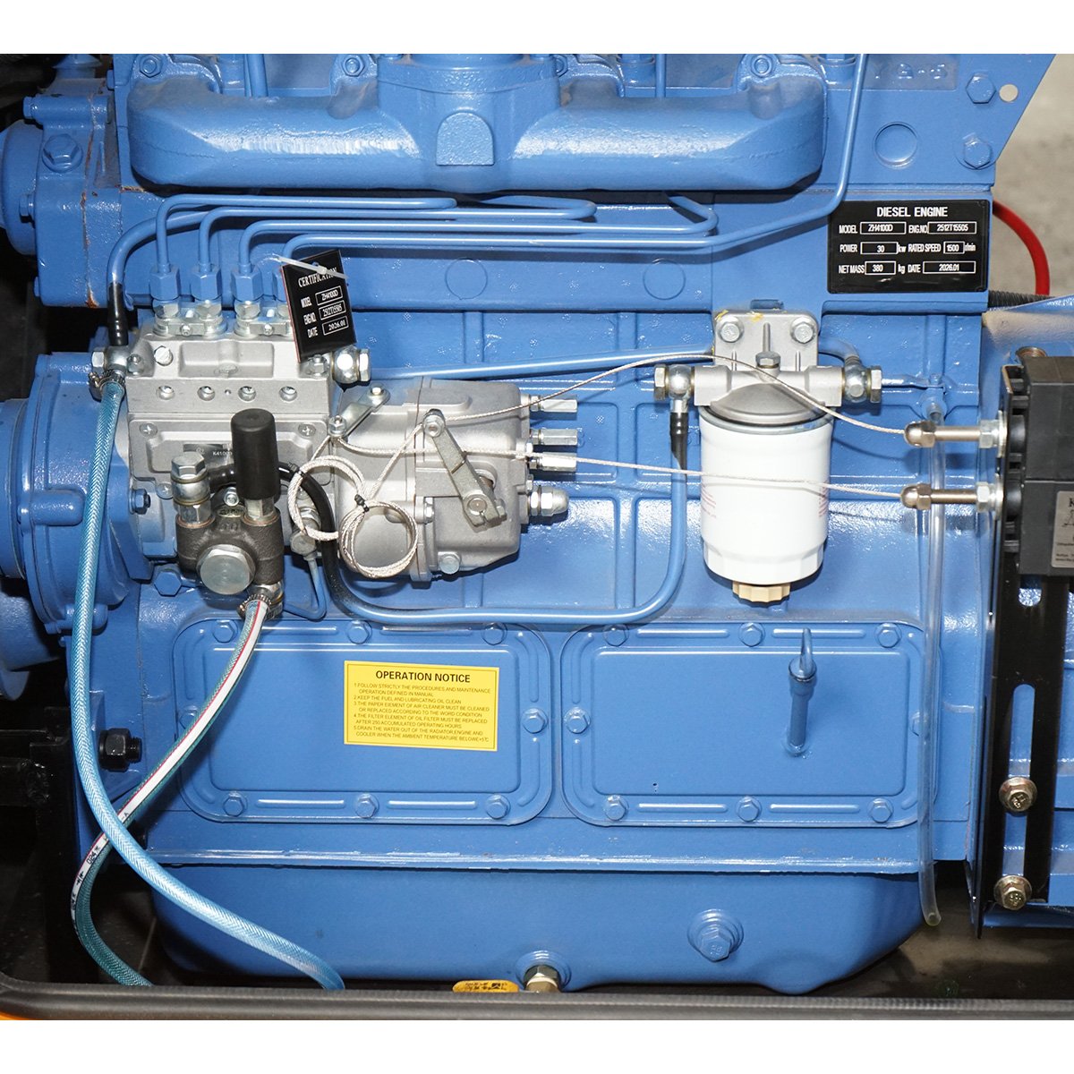 Generator electric trifazat insonorizat 27.5KVA, 230/400V, motor diesel Ricardo 30kW ZH4100D Breckner Germany – imagine 11