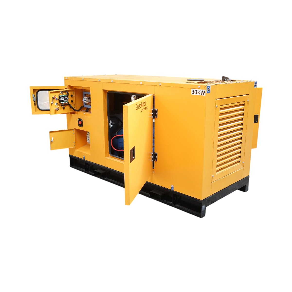 Generator electric trifazat insonorizat 27.5KVA, 230/400V, motor diesel Ricardo 30kW ZH4100D Breckner Germany – imagine 5