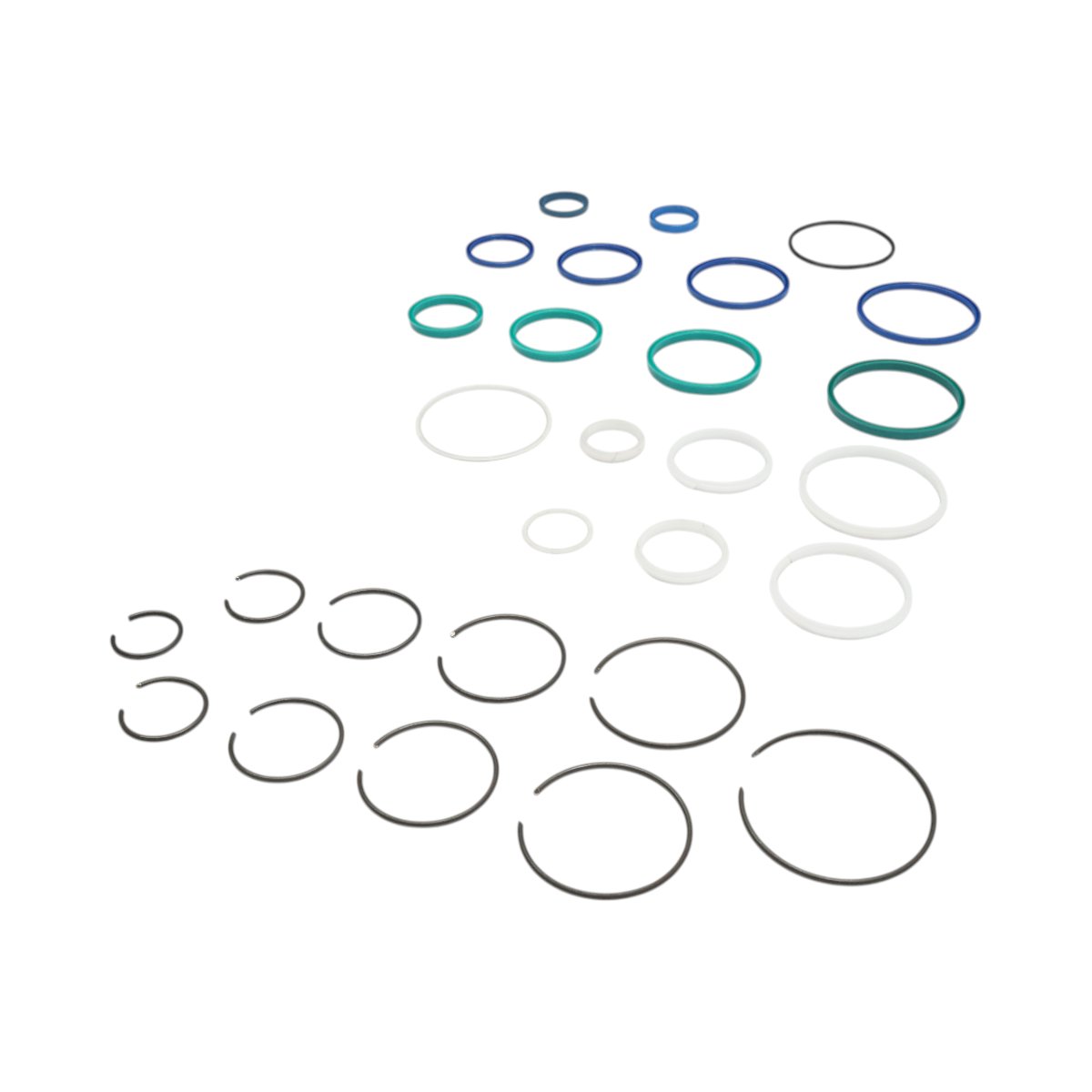 Set garnituri reparatie cilindru hidraulic basculare remorca 6T cu 5 trepte BK93117/DISRA97 – imagine 3