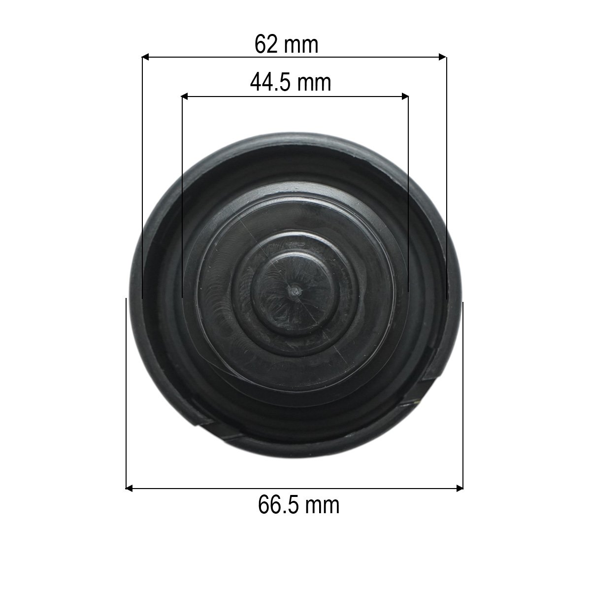 Buson rezervor combustibil cu 2 chei Volvo, Audi 44.5mm cod OEM 191201551A – imagine 2