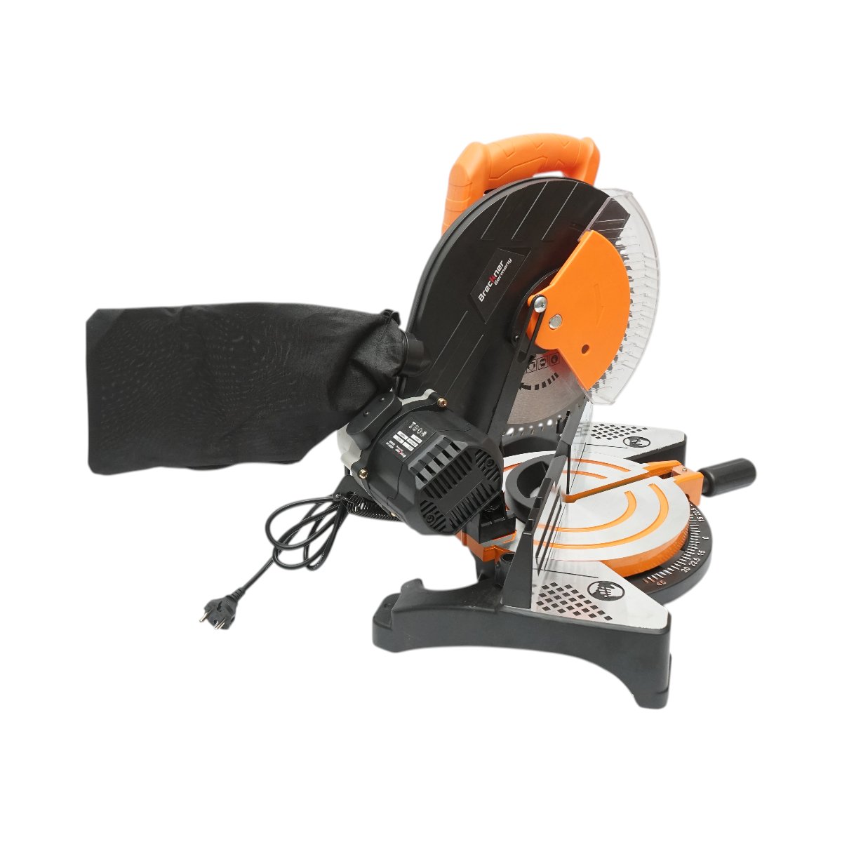Fierastrau circular stationar profesional 1800W, 220V, disc 255mm 60T, taiere inclinata 45°, 5500 r/min, sac colectare Breckner Germany – imagine 6