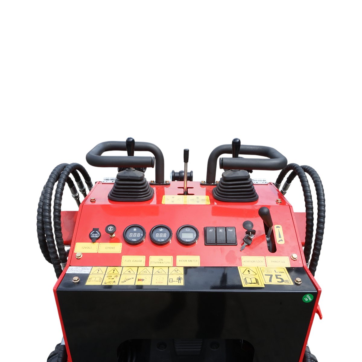 Mini incarcator frontal pe roti, motor benzina 23CP, 739cc, capacitate ridicare 350kg, volum cupa 0.15m3 THOR – imagine 7