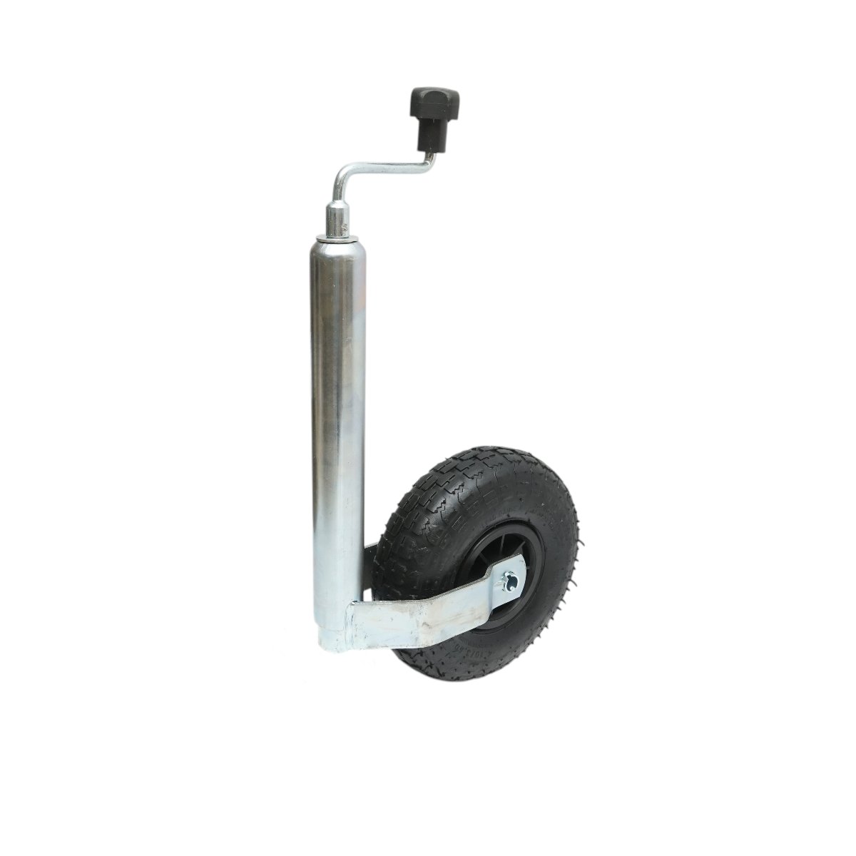 Roata de sprijin remorca cu roata pneumatica 260x85mm, diametru tub 48mm, reglabila 600-880mm, sarcina maxima 136kg Breckner Germany – imagine 4