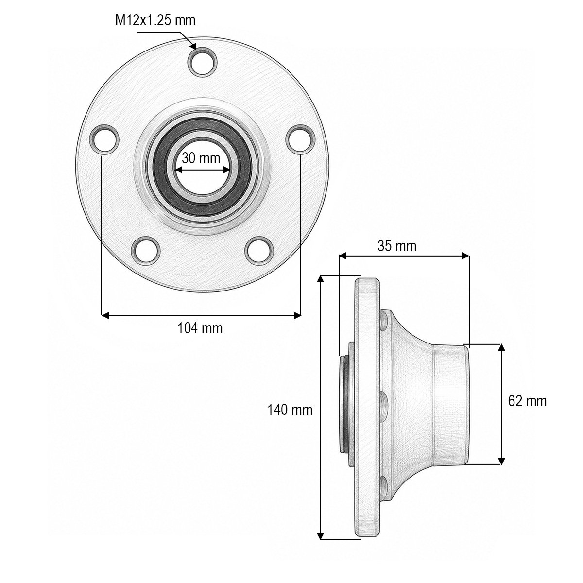 Lagar complet semanatoare Vaderstad cod OEM 420832, PL-140 – imagine 4