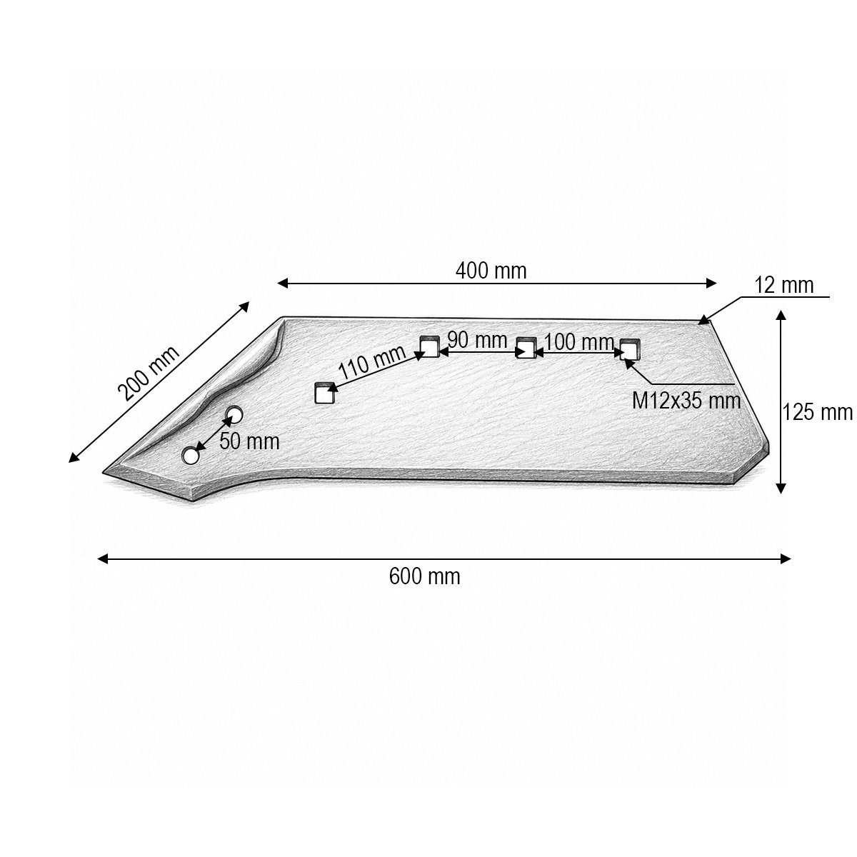 Brazdar plug reversibil dreapta cu cioc Gregoire Besson cod OEM 177402 – imagine 3