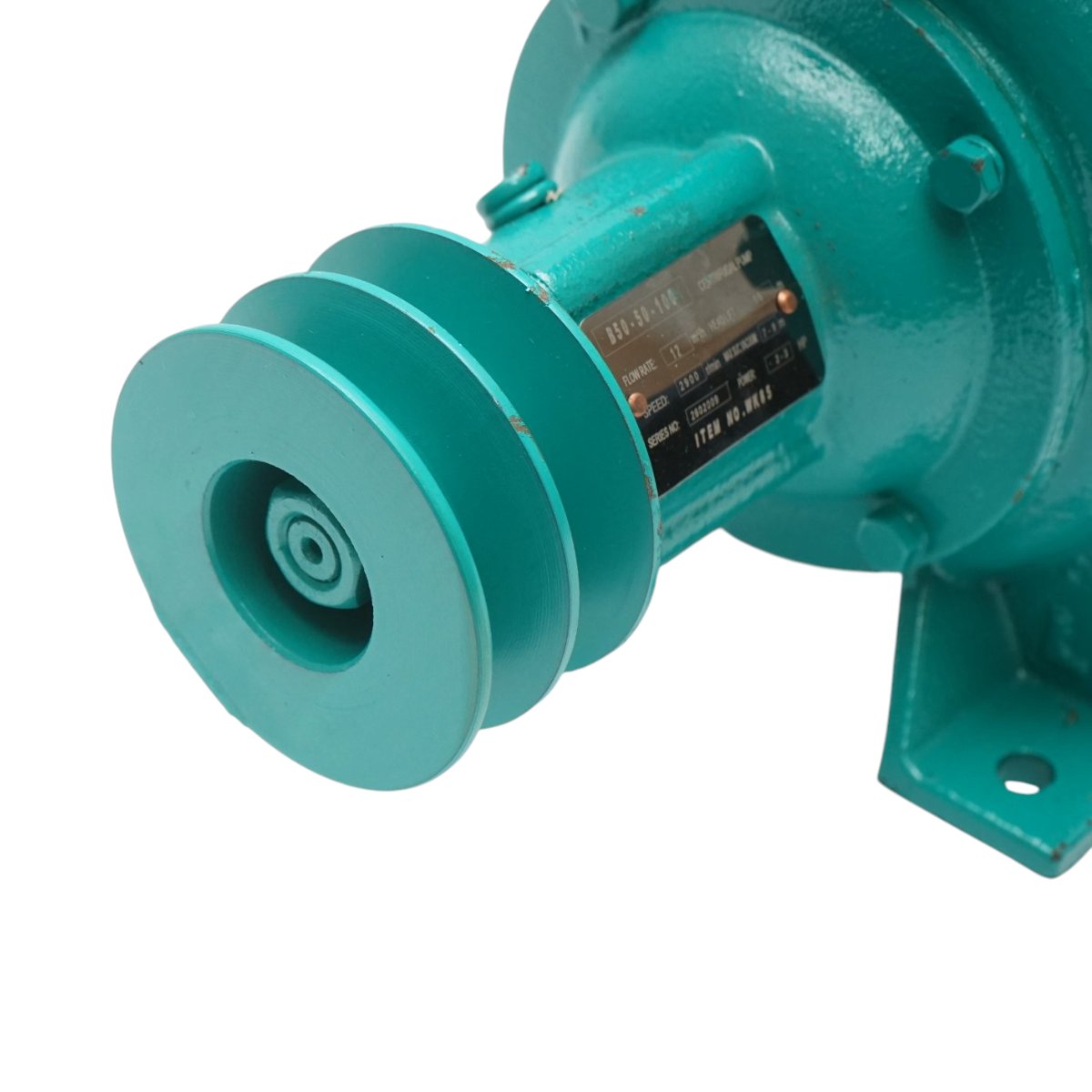 Pompa apa centrifuga cu fulie dubla 1.1kW, 2 toli, debit 12 m3/h, adancime aspiratie 9m, inaltime pompare 15m pentru irigatii – imagine 8