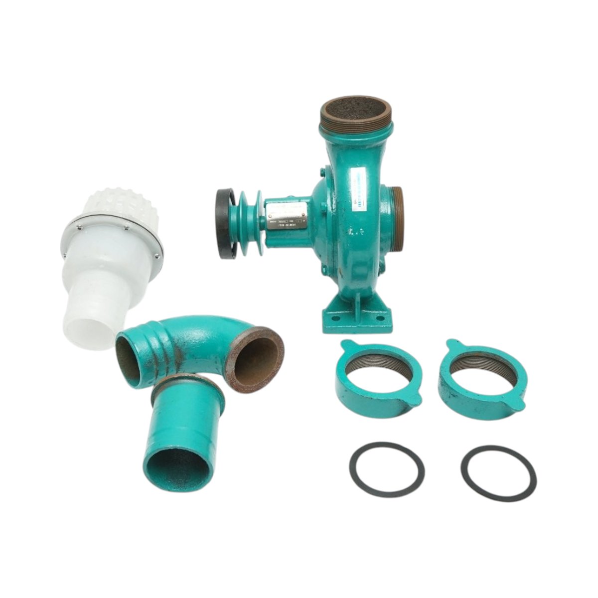 Pompa apa centrifuga cu fulie dubla 1.5kW, 2.5 toli, debit 20 m3/h, adancime aspiratie 9m, inaltime pompare 15m pentru irigatii – imagine 2