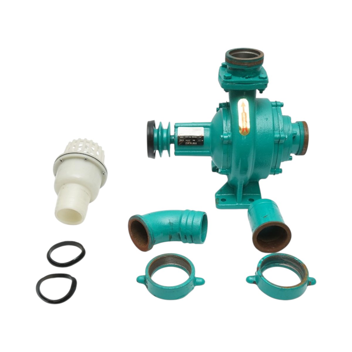 Pompa apa centrifuga cu rotor dublu 5.5kW, 2.5 toli, debit 35 m3/h, adancime aspiratie 9m, inaltime pompare 35m pentru irigatii – imagine 2