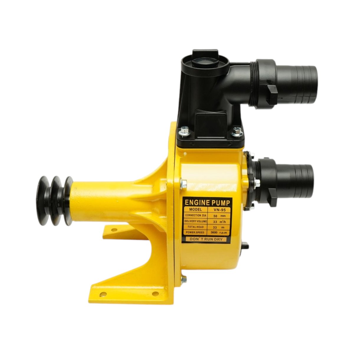 Pompa apa centrifuga autoamorsanta cu fulie dubla 3kW, 2 toli, debit 33 m3/h, adancime aspiratie 7m, inaltime pompare 33m pentru irigatii