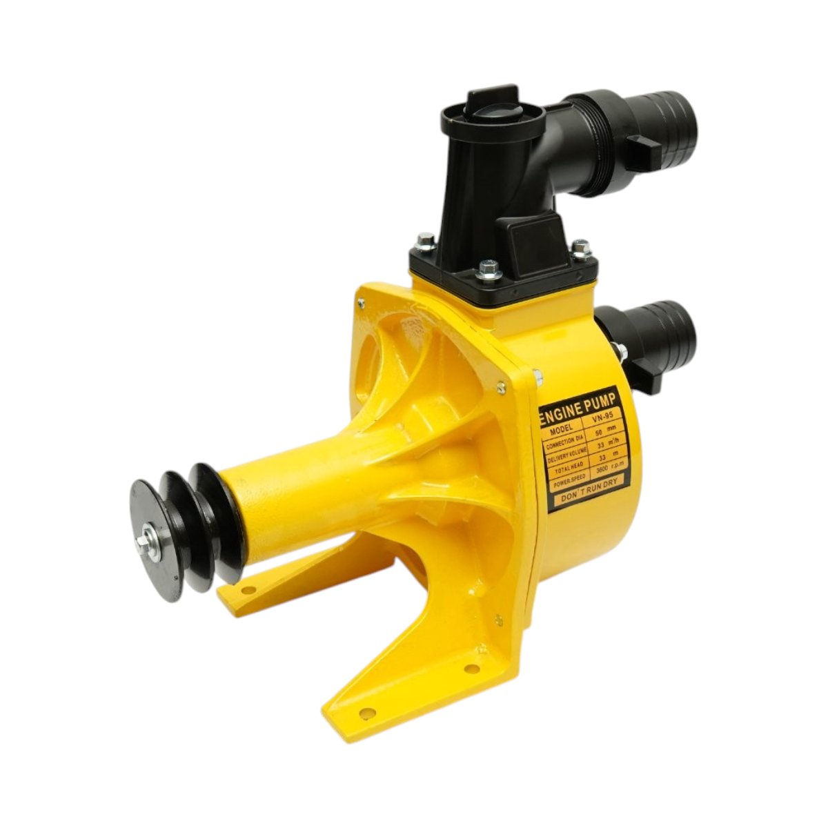 Pompa apa centrifuga autoamorsanta cu fulie dubla 3kW, 2 toli, debit 33 m3/h, adancime aspiratie 7m, inaltime pompare 33m pentru irigatii – imagine 7