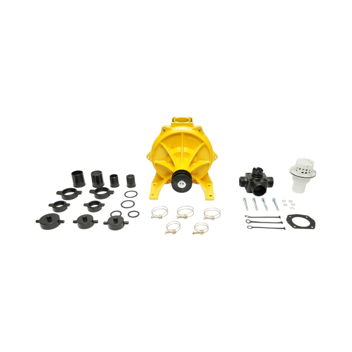 Pompa apa centrifuga autoamorsanta cu fulie dubla 4kW, 2 toli, debit 30 m3/h, adancime aspiratie 5m, inaltime pompare 56m pentru irigatii – imagine 2
