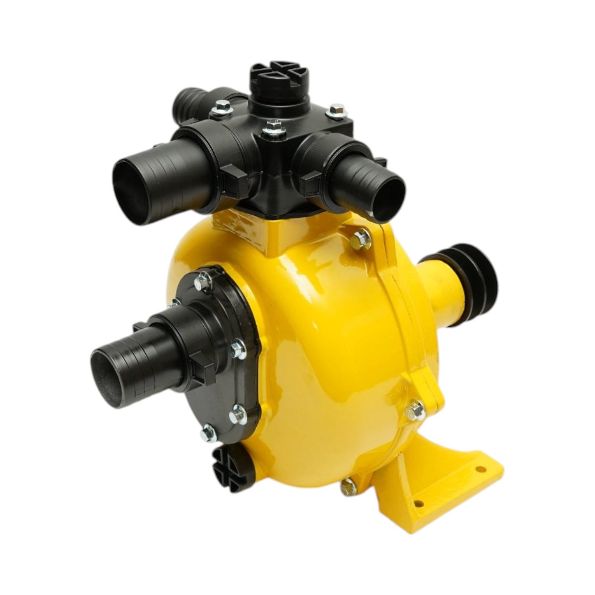 Pompa apa centrifuga autoamorsanta cu fulie dubla 4kW, 2 toli, debit 30 m3/h, adancime aspiratie 5m, inaltime pompare 56m pentru irigatii – imagine 3