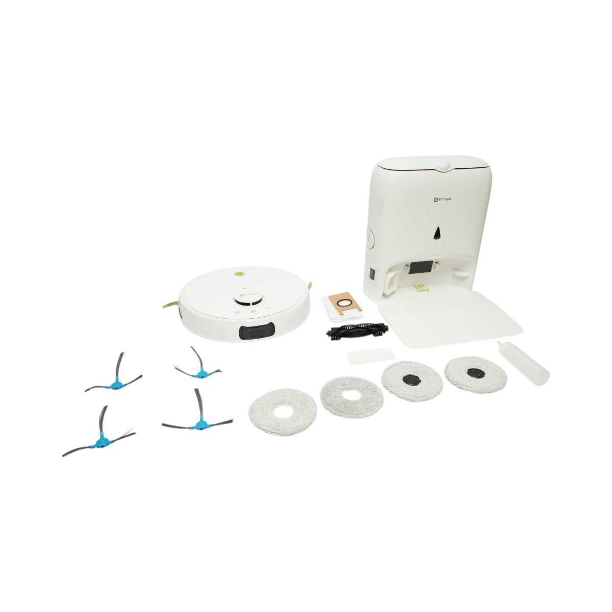 Aspirator robot inteligent cu functie mop 8500Pa, statie auto-golire, navigatie laser LDS, baterie 5200 mAh, perie anti-incurcare, control aplicatie Wi-Fi Extravis – imagine 14
