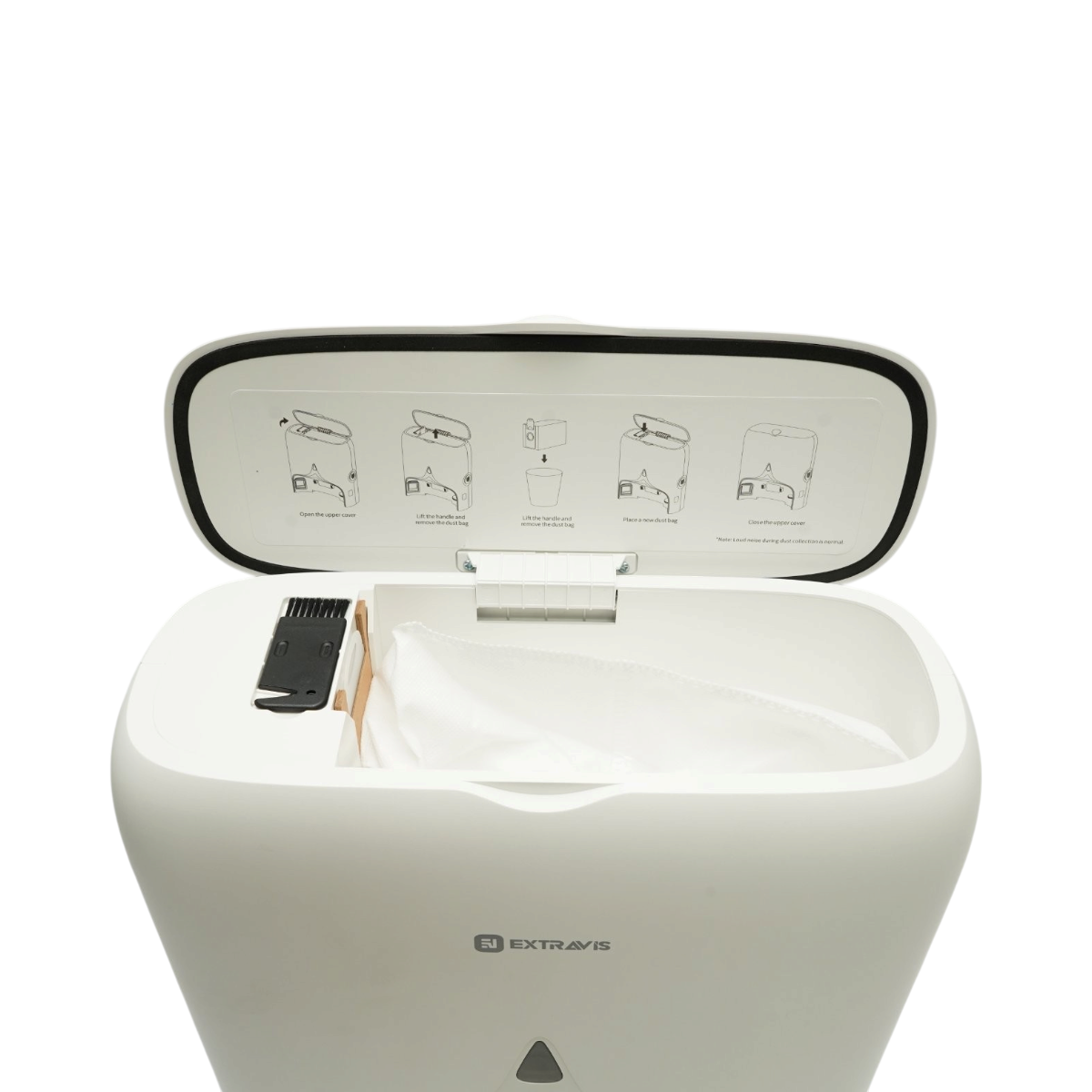 Aspirator robot inteligent cu functie mop 8500Pa, statie auto-golire, navigatie laser LDS, baterie 5200 mAh, perie anti-incurcare, control aplicatie Wi-Fi Extravis – imagine 17