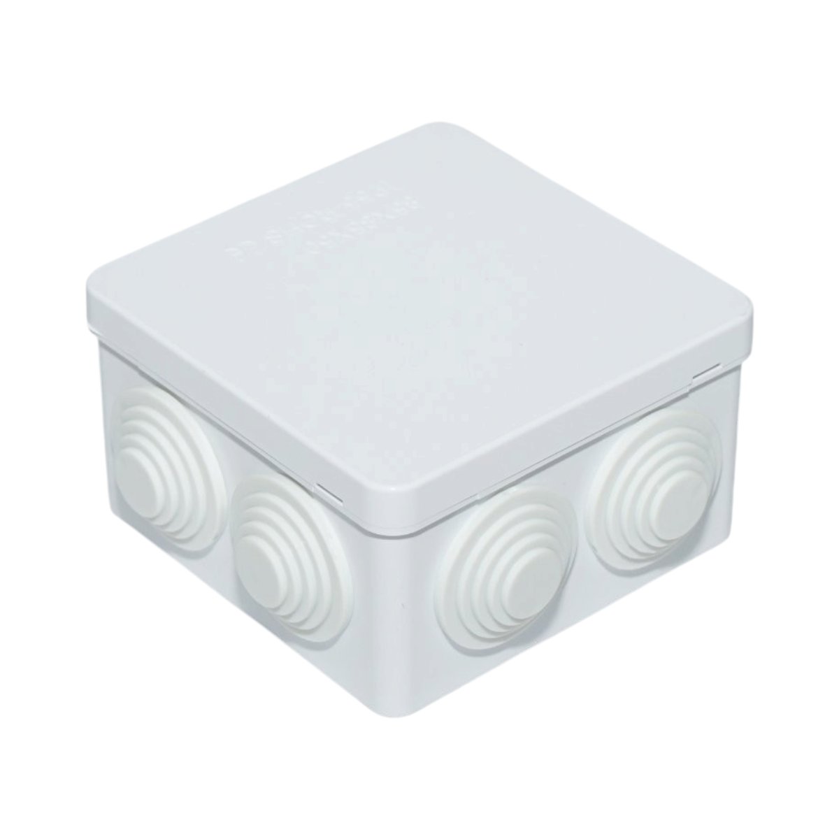 Doza derivatie patrata aparenta 7 intrari 85x85x50mm IP55